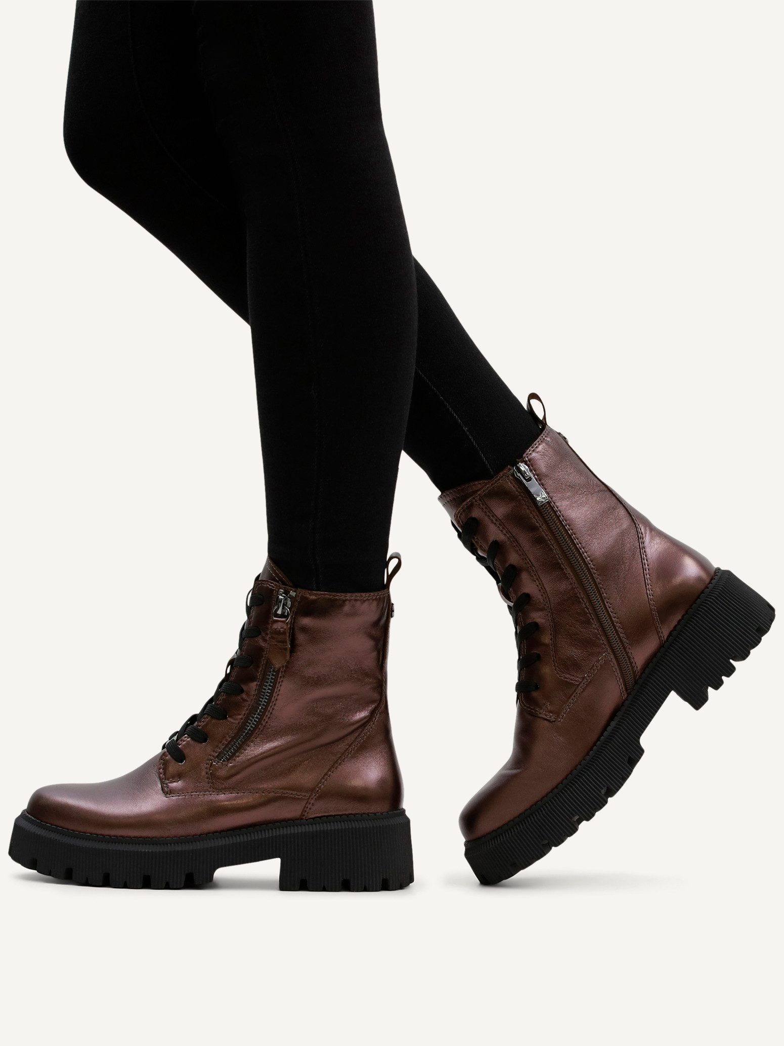 Caprice Schnürboots, Blockabsatz, Schnürstiefelette, Zierreißverschluss an günstig online kaufen