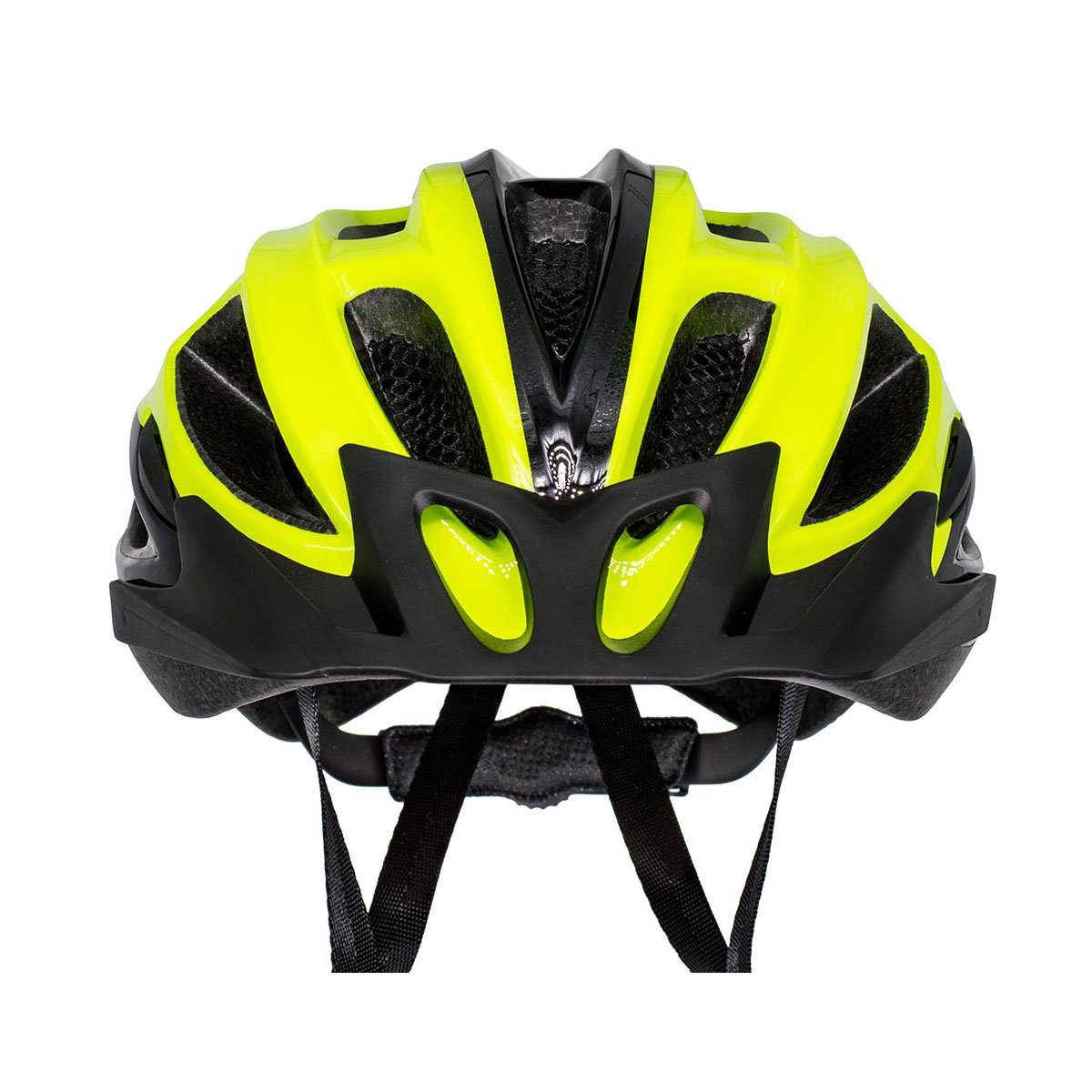 Airtracks Fahrradhelm Fahrradhelm Master S/M (54-58cm), L/XL (58-62cm) (RD-10 für Herren und Damen - EPS-Körper), + IN MOULD - Neon Weiß Schwarz