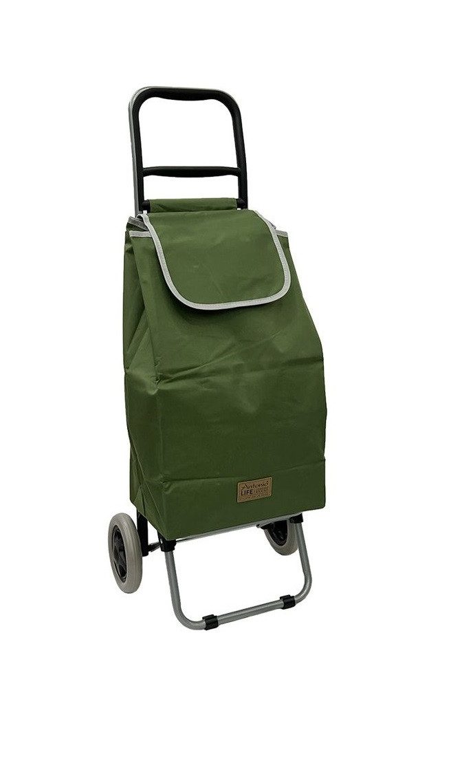 Rungassi Einkaufstrolley Einkaufstrolley Einkaufswagen Shopping Tasche Trolley 011 Farbe: grün