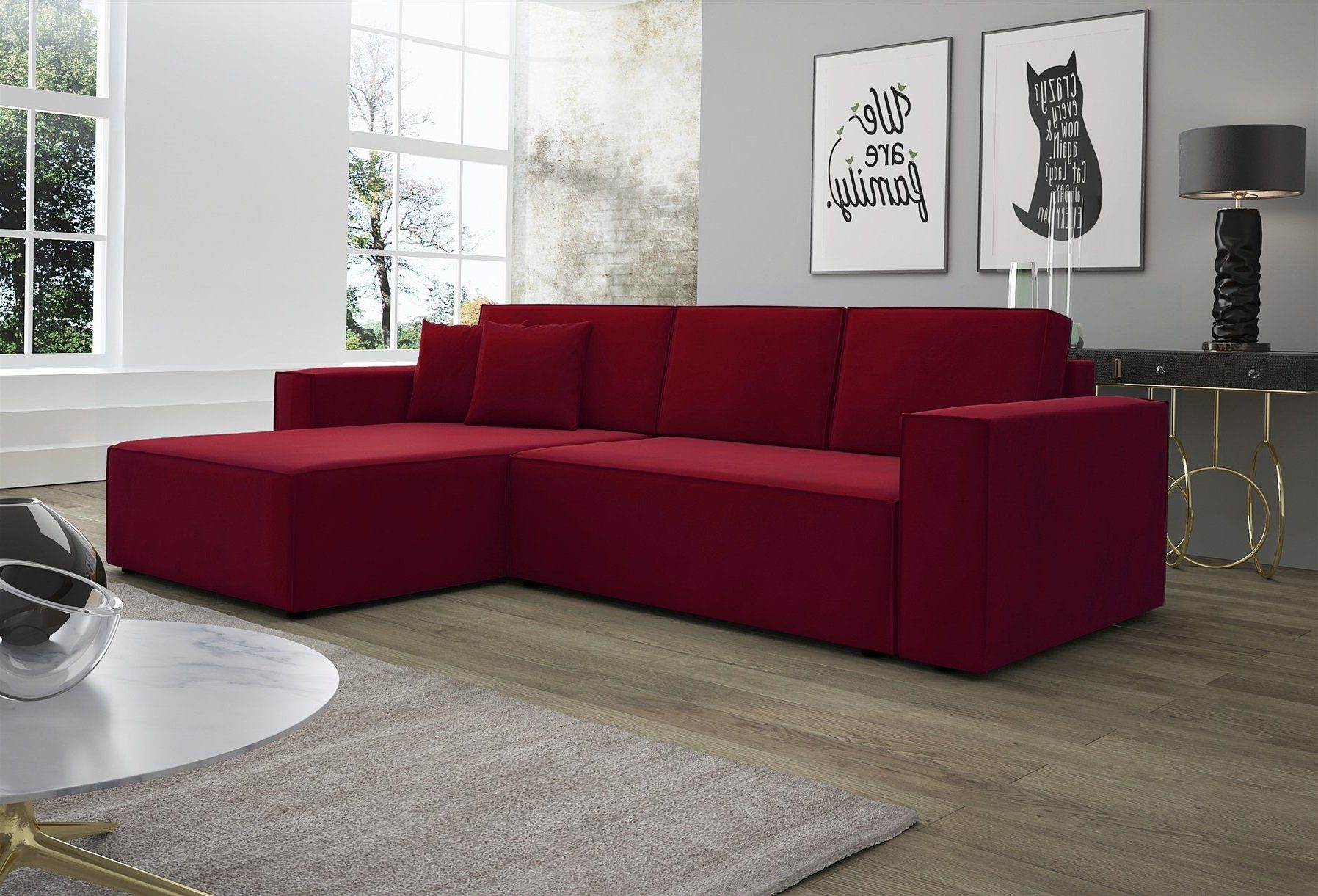 Bordeaux rote Sofas kaufen » Bordeaux rote Couches | OTTO