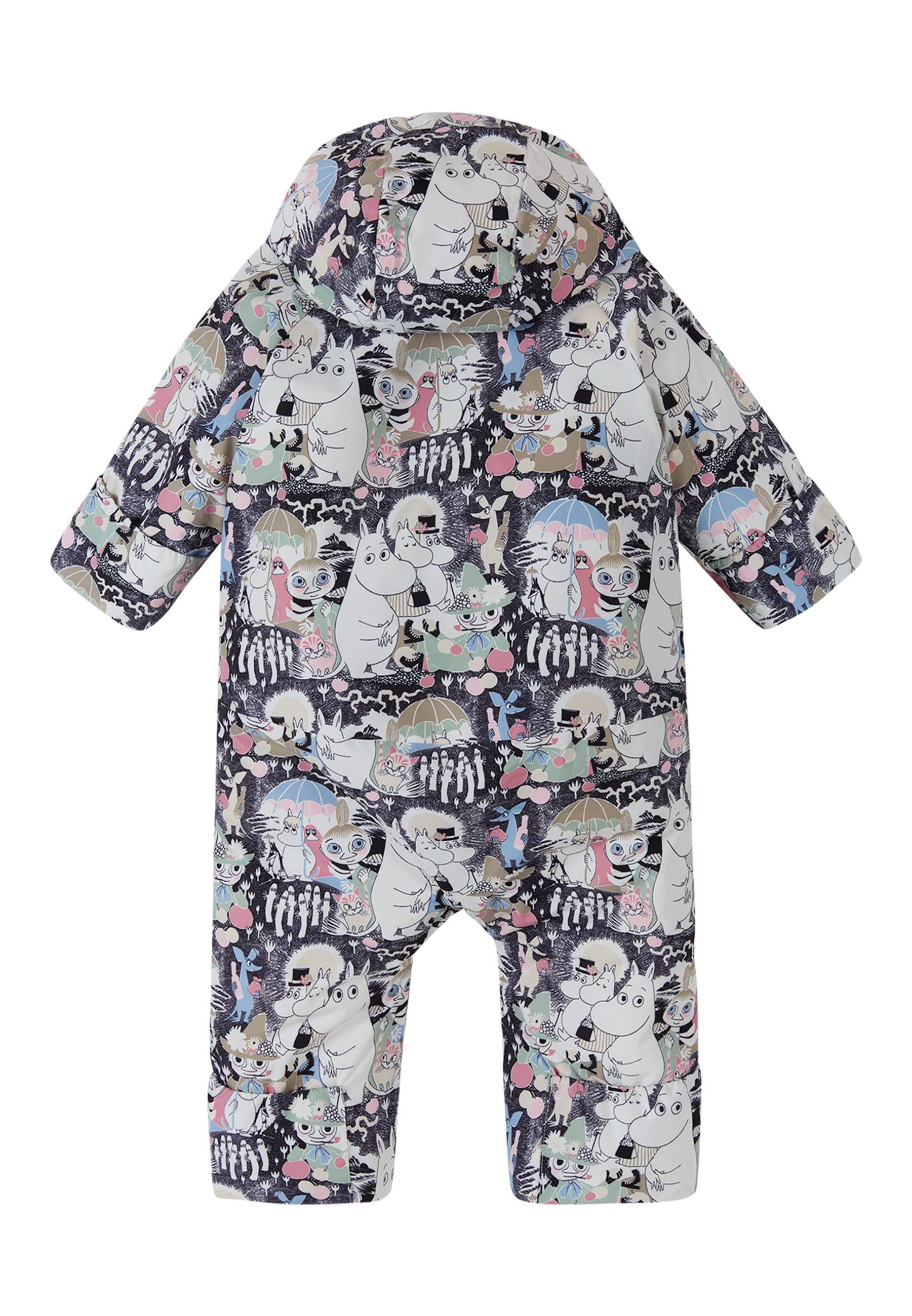 reima Schneeoverall WINTEROVERALL MOOMIN KNYTTE Schneeanzug Futter aus 100% Bio-Baumwolle, Moomin Design