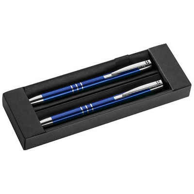 Livepac Office Kugelschreiber Metall Schreibset / Kugelschreiber + Druckbleistift / Farbe: blau
