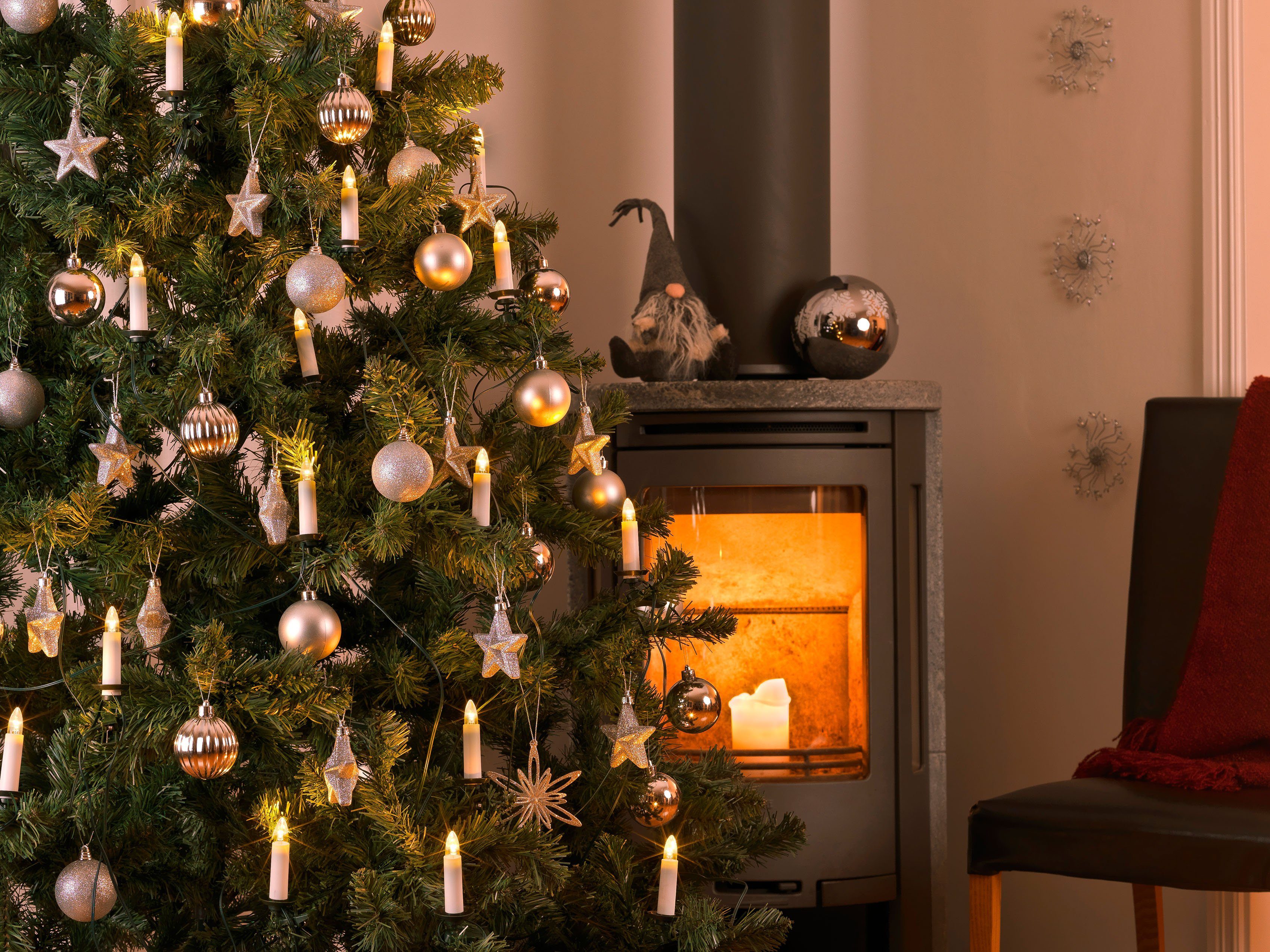 LED-Christbaumkerzen Weihnachtsdeko, Christbaumschmuck