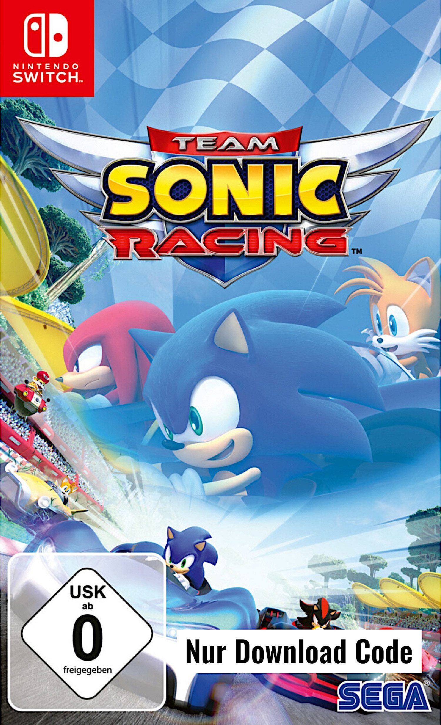 Team Sonic Racing Nintendo Switch, Enthält nur Downloadcode