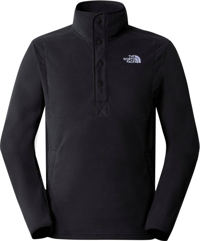 The North Face Fleecejacke M HOMESAFE SNAP NECK FLEECE PULLOVE mit  Logostickerei