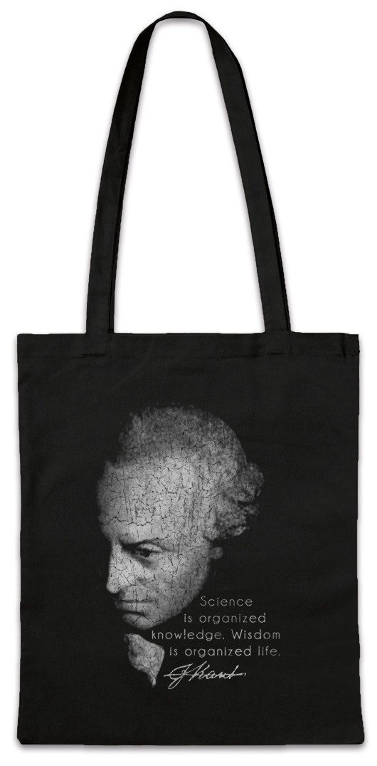 Beuteltasche Kant Sciene Stofftasche Immanuel Philosophie Philosoph Aufklärung