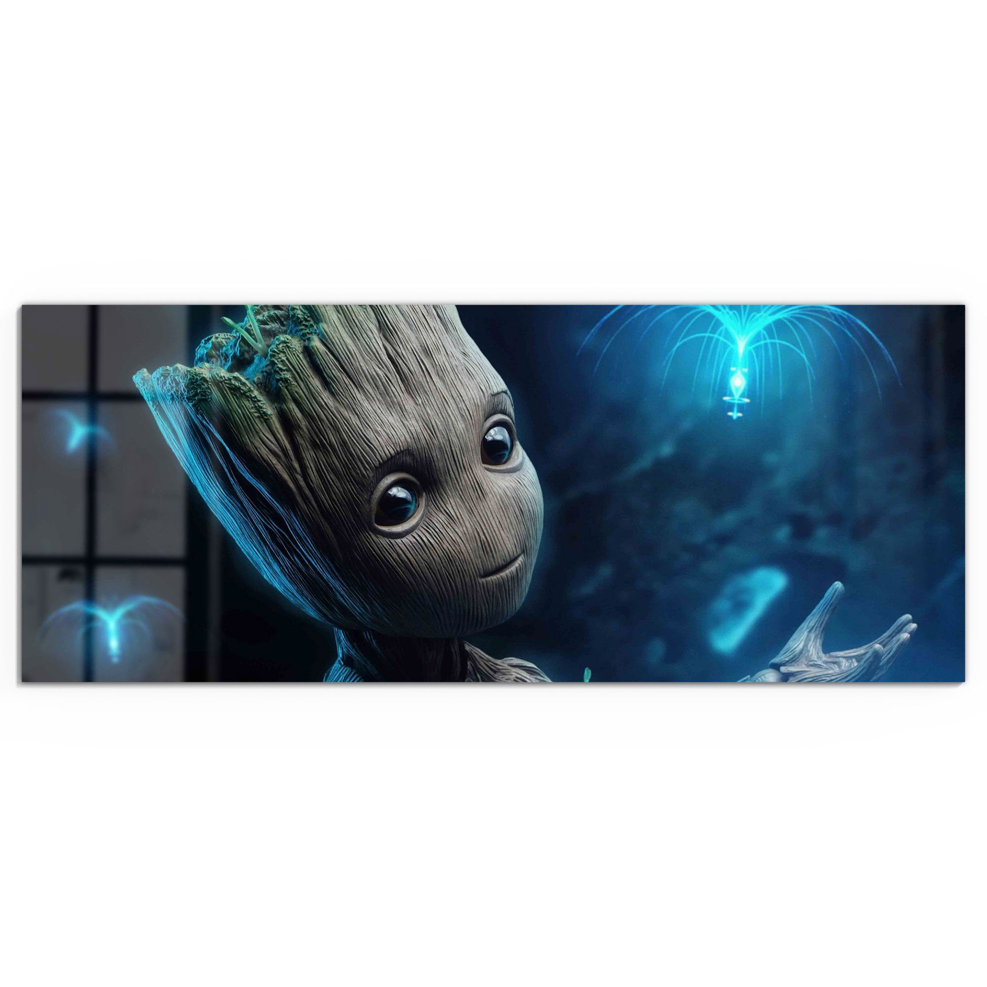 DEQORI Glasbild 'Niedlicher Baby Groot', 'Niedlicher günstig online kaufen