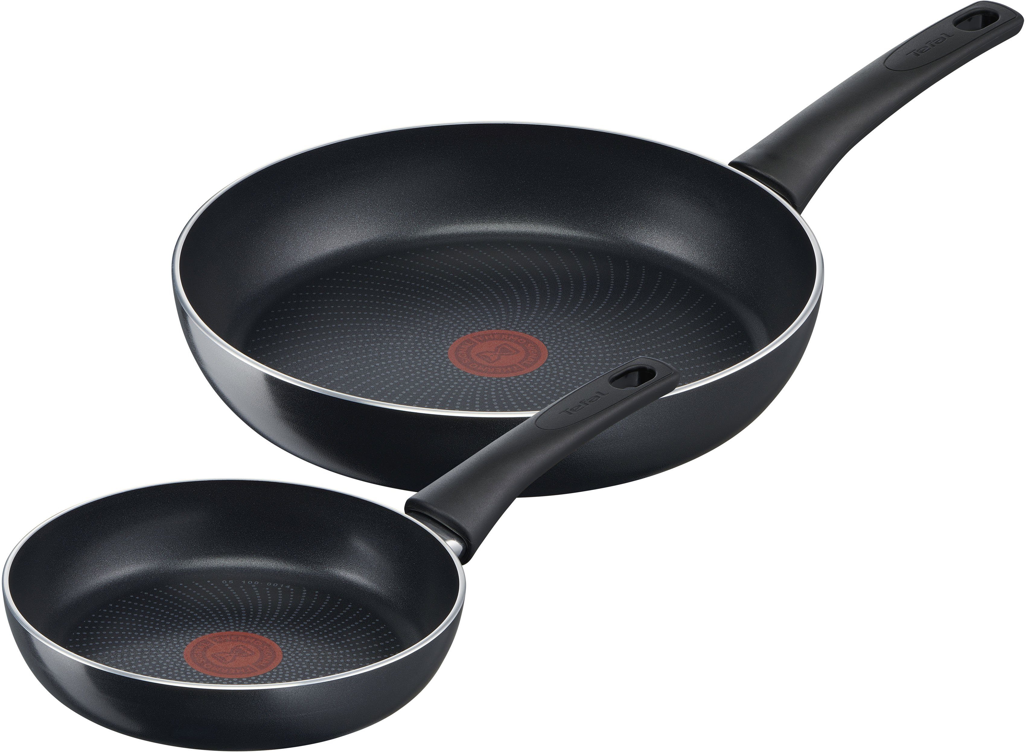 Tefal Pfannen-Set C27890 Generous Cook, (Set, Induktion Aluminium Antihaftversiegelung, Thermo-Signal, 2-tlg), tief, Herdarten, alle