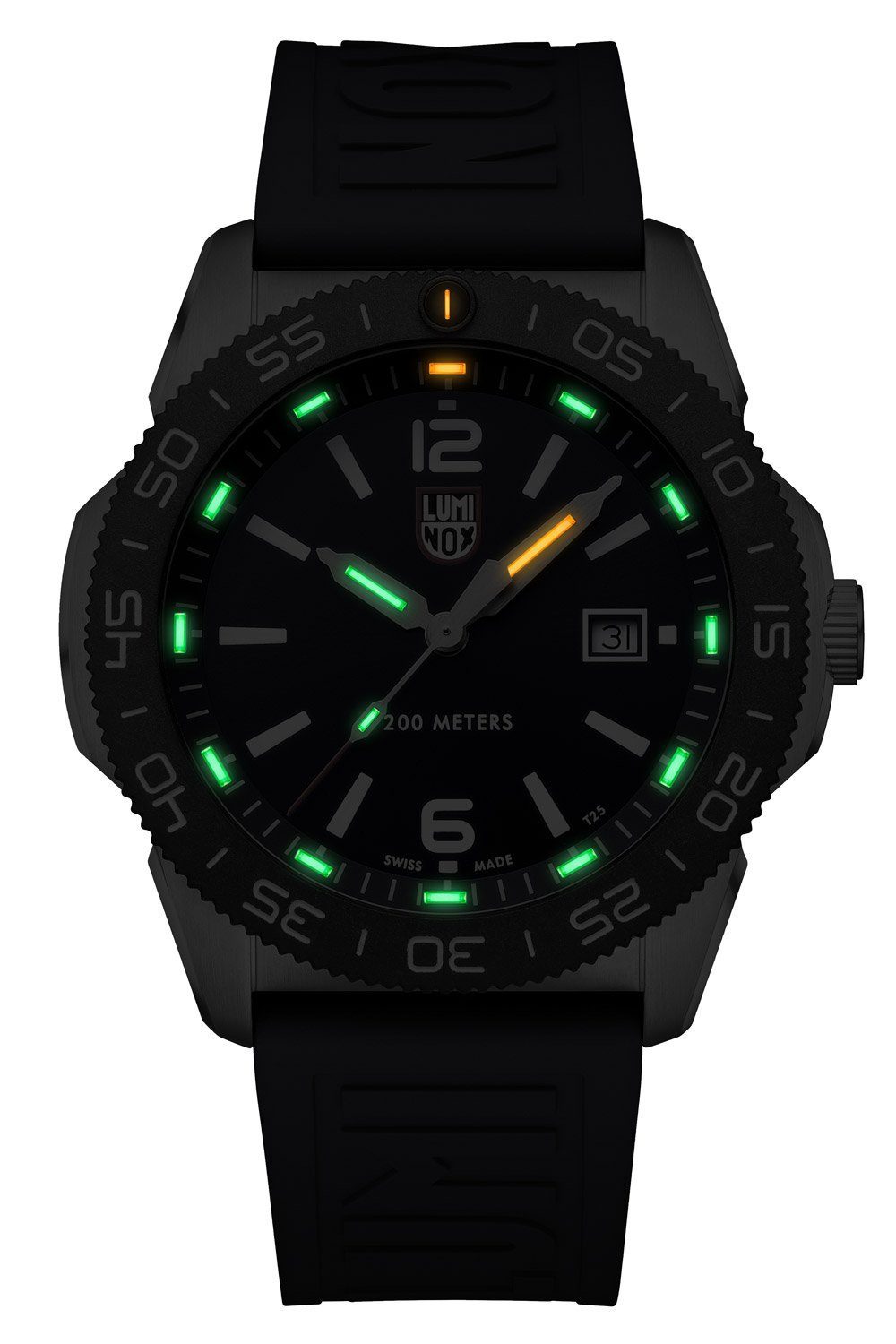 Luminox Taucheruhr Sicherheitsverschluss Taucher-Armbanduhr Pacific Dunkelblau, Diver Schließe