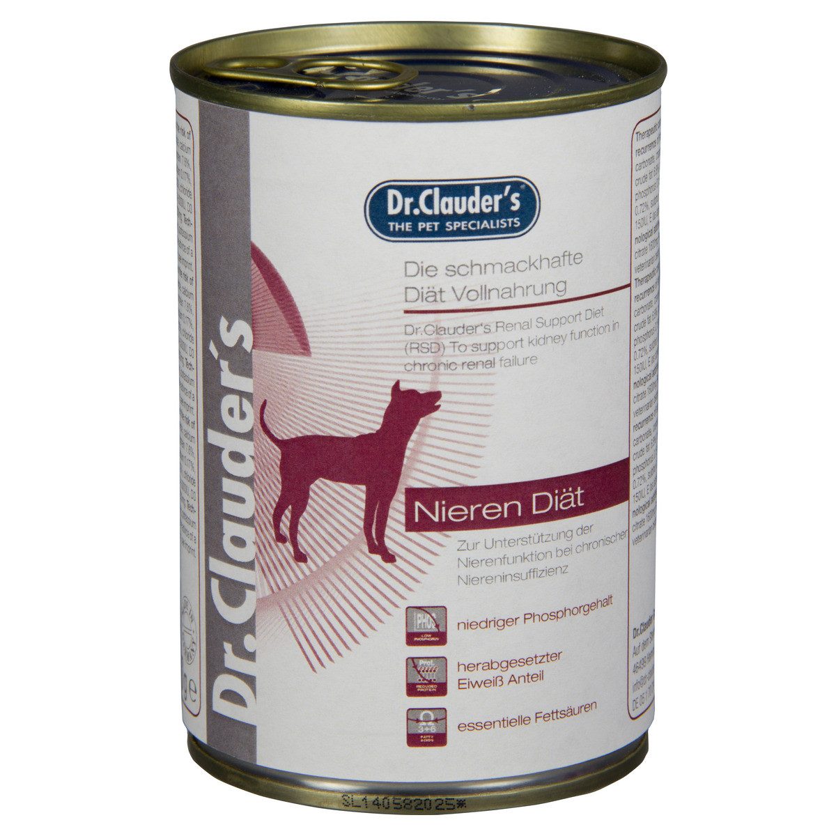 Dr. Clauder's Diät RSD Nierendiät 400 g - 6 Stück