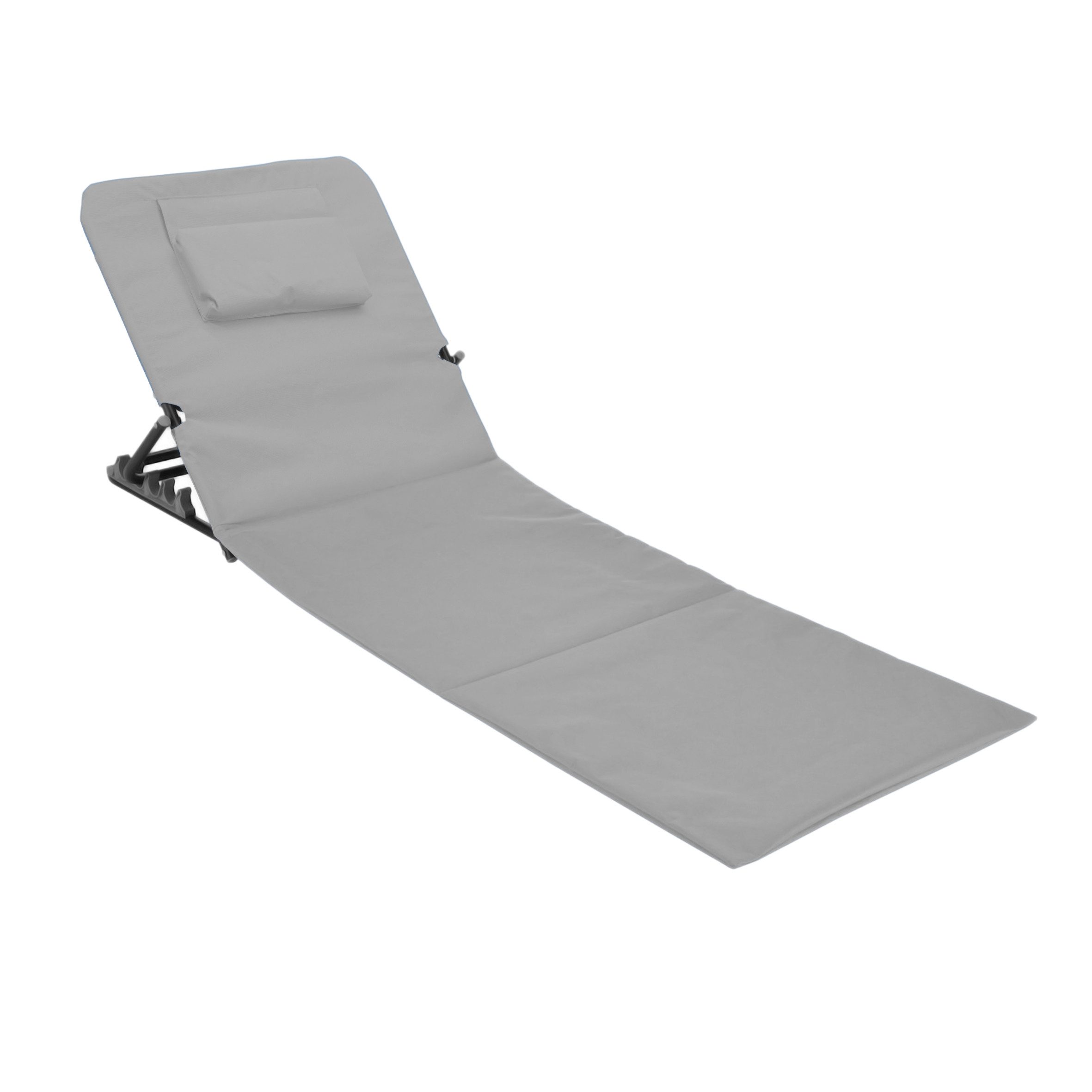 Spetebo Gartenliege Strandmatte mit Rückenlehne, Einzelstück, günstig online kaufen