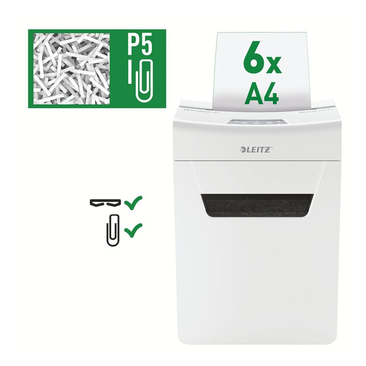 Aktenvernichter IQ 6M Protect Premium
