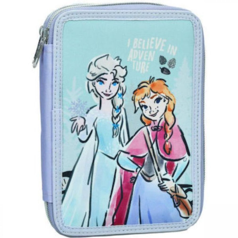 Giovas Federmäppchen Disney Eiskönigin Adventure gefülltes Federmäppchen mit 2 Ebenen