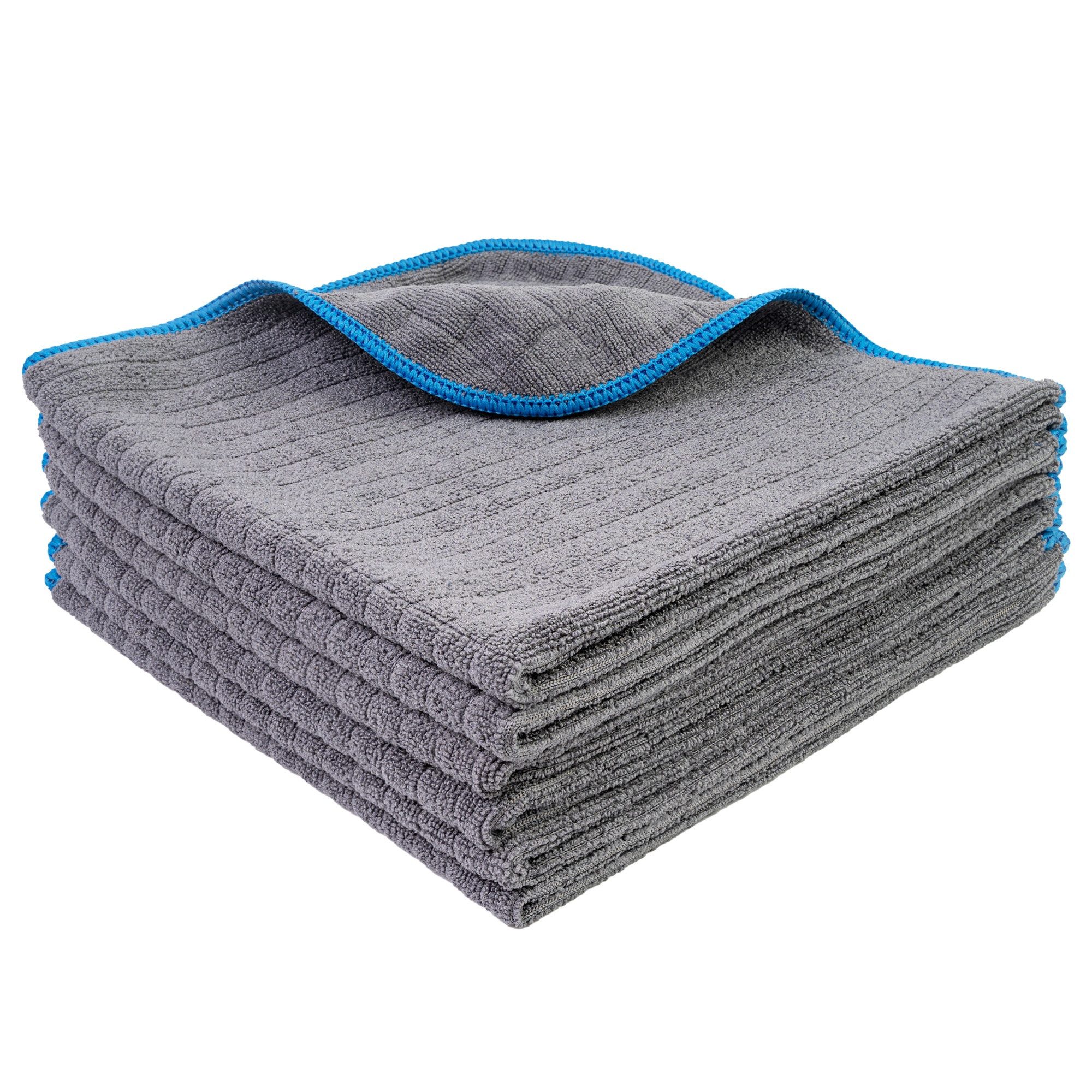 Exklusiv Chemie GmbH Q1- Mikrofasertuch 6er Mikrofasertuch (6-tlg., 6 Stück, 380 GSM - 40x40 cm)