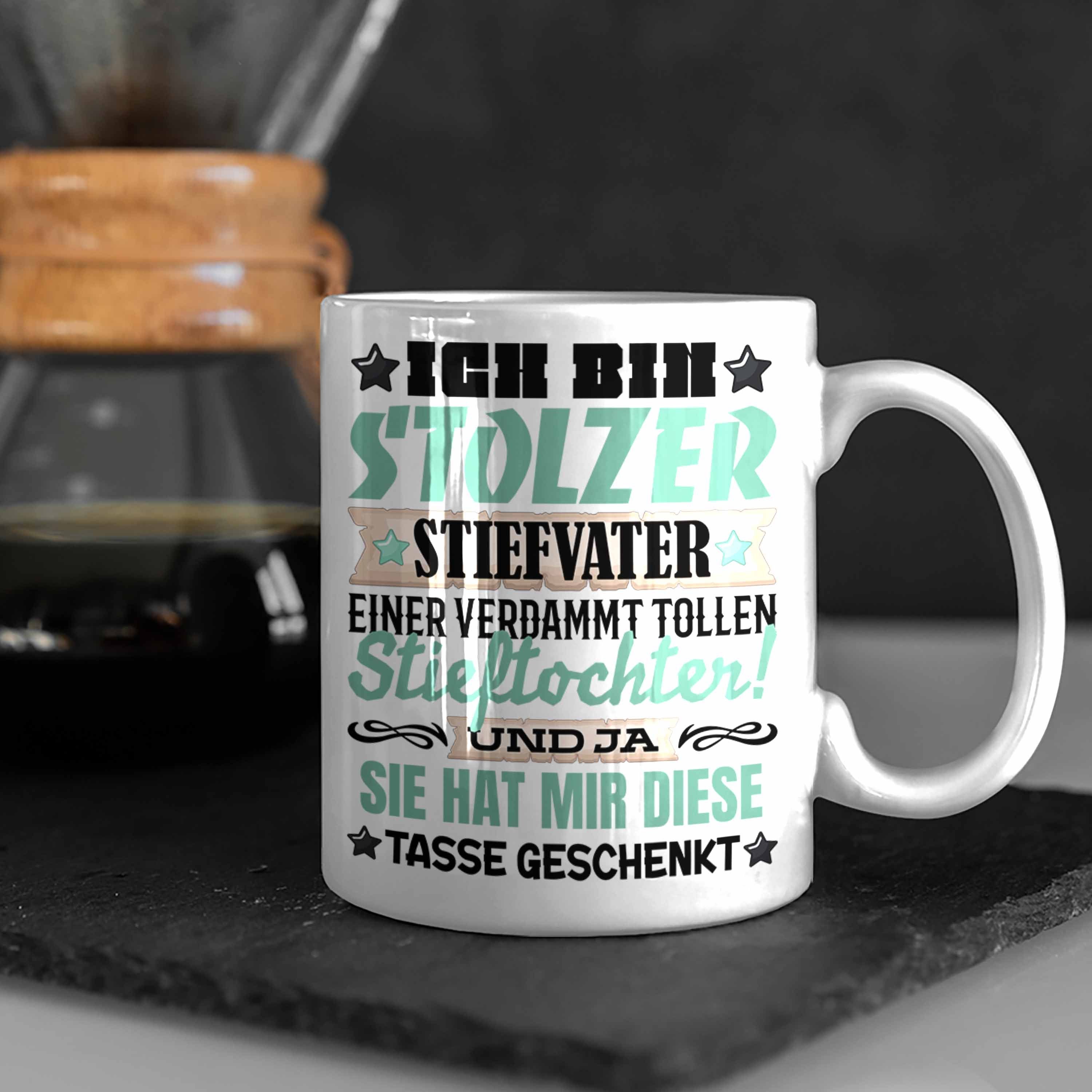 Geschenk Stiefpapa Trendation von Tasse Stiefvater Weiss Tasse Tochter Stieftoc Geschenkidee