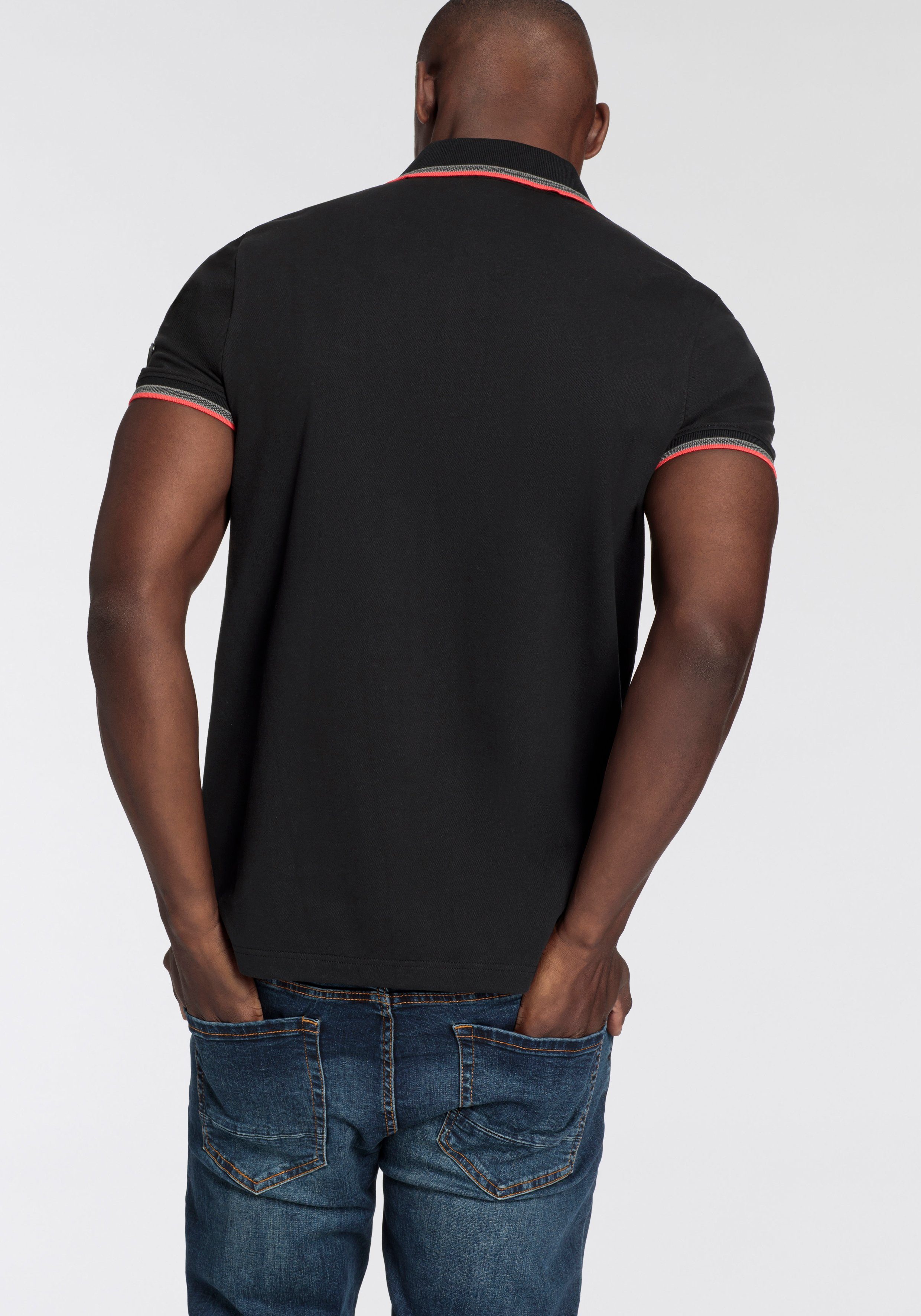 Bruno Banani Poloshirt Kurzarm, schmal geschnitten, günstig online kaufen