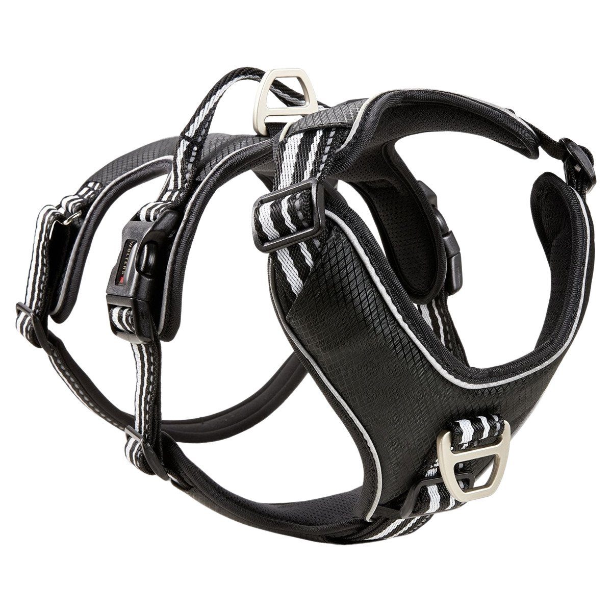 Wolters Hunde-Geschirr Geschirr Active Pro No Escape schwarz/silber