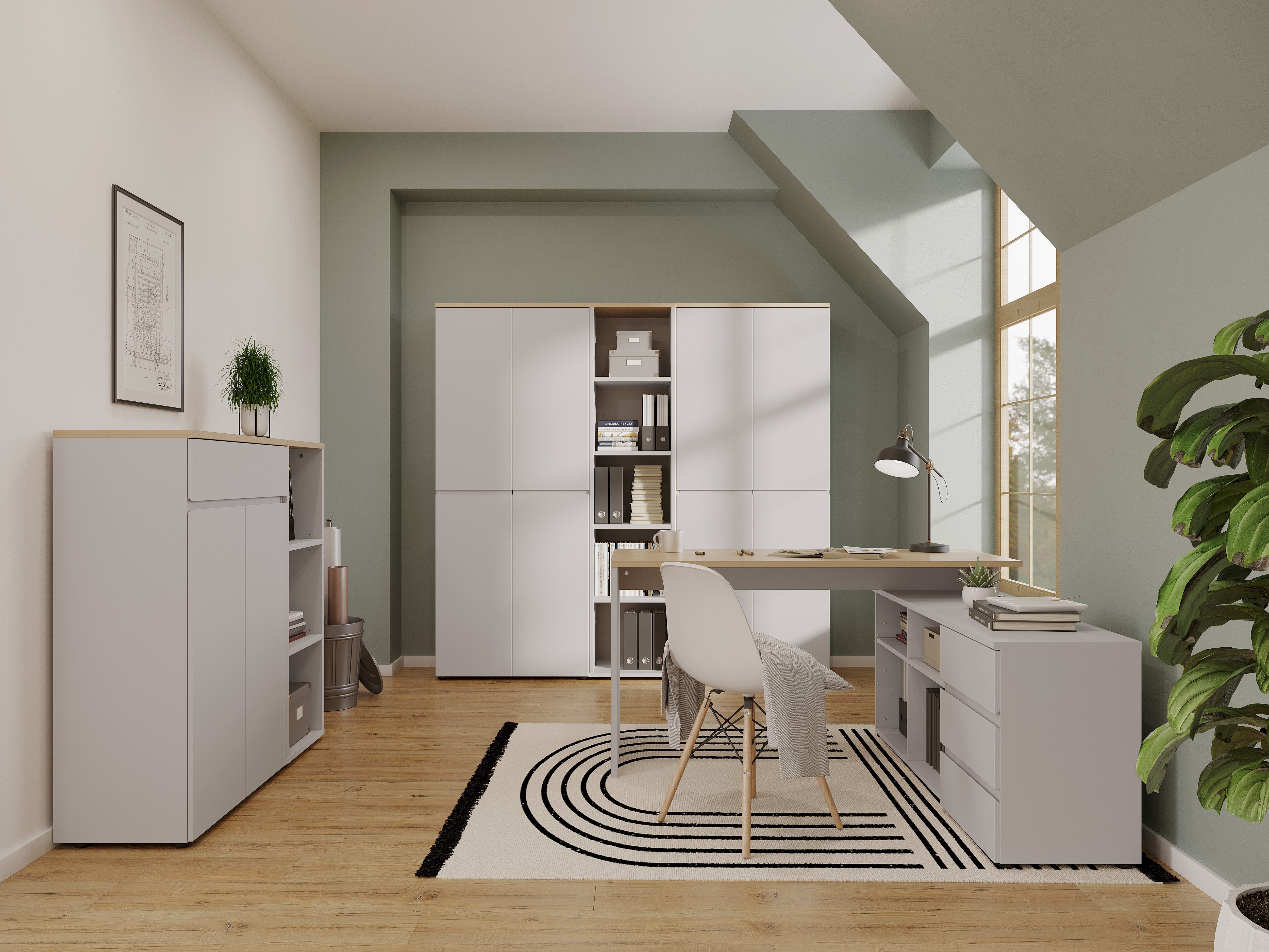 GERMANIA Aktenschrank Lissabon (1-St)
