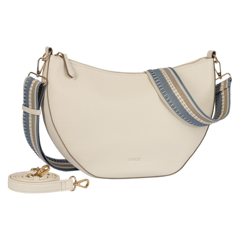 Gabor Umhängetasche Linda Summer (Set, 2-tlg., 2 Schultergurte: 1 Gewebeband, 1 aus hochwertigem Kunstleder), Schultertasche mit dezentem Logo und extrabreitem Schultergurt