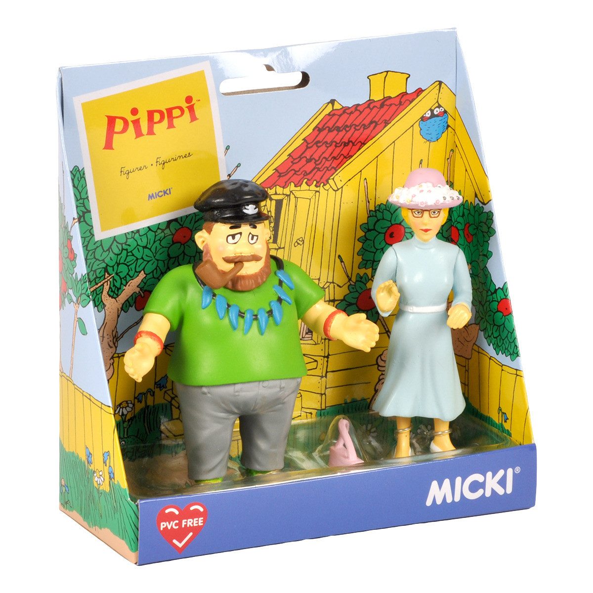 Pippi Langstrumpf Puppenhausmöbel Efraim & Fräulein Prysselius Figurenset Mädchen