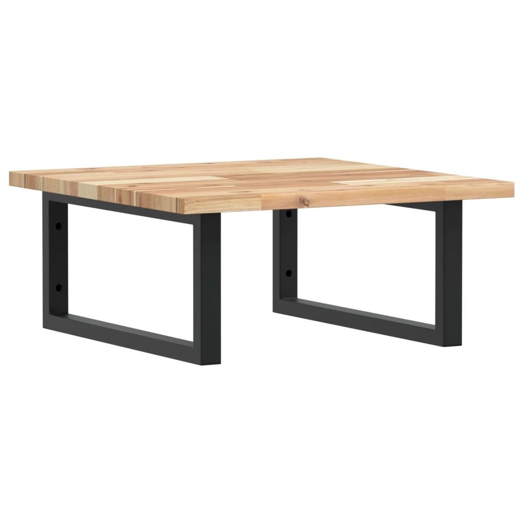 vidaXL Badezimmerspiegelschrank Waschbeckenregal Wandmontage Stahl und nholz (1-St)