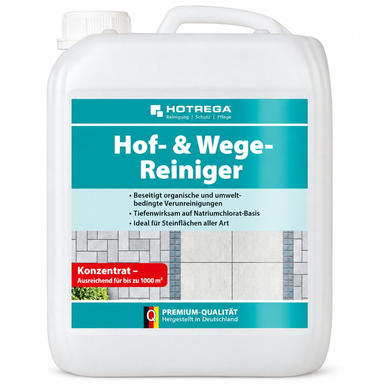 HOTREGA® Hof- und Wege-Reiniger Konzentrat 5 Liter Reinigungskonzentrat