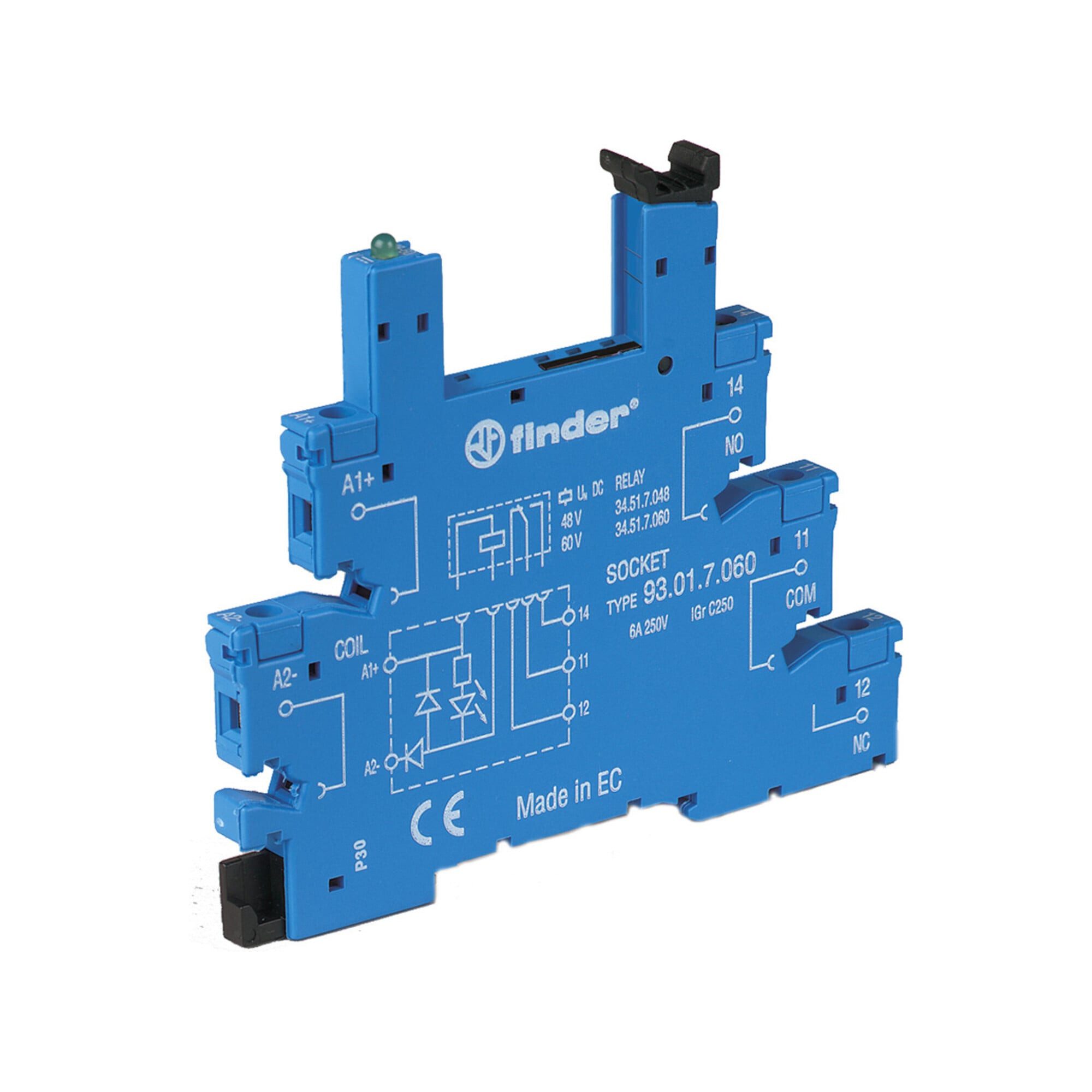 finder Sicherungshalter Finder Schraubfassung blau 93.01.0.024