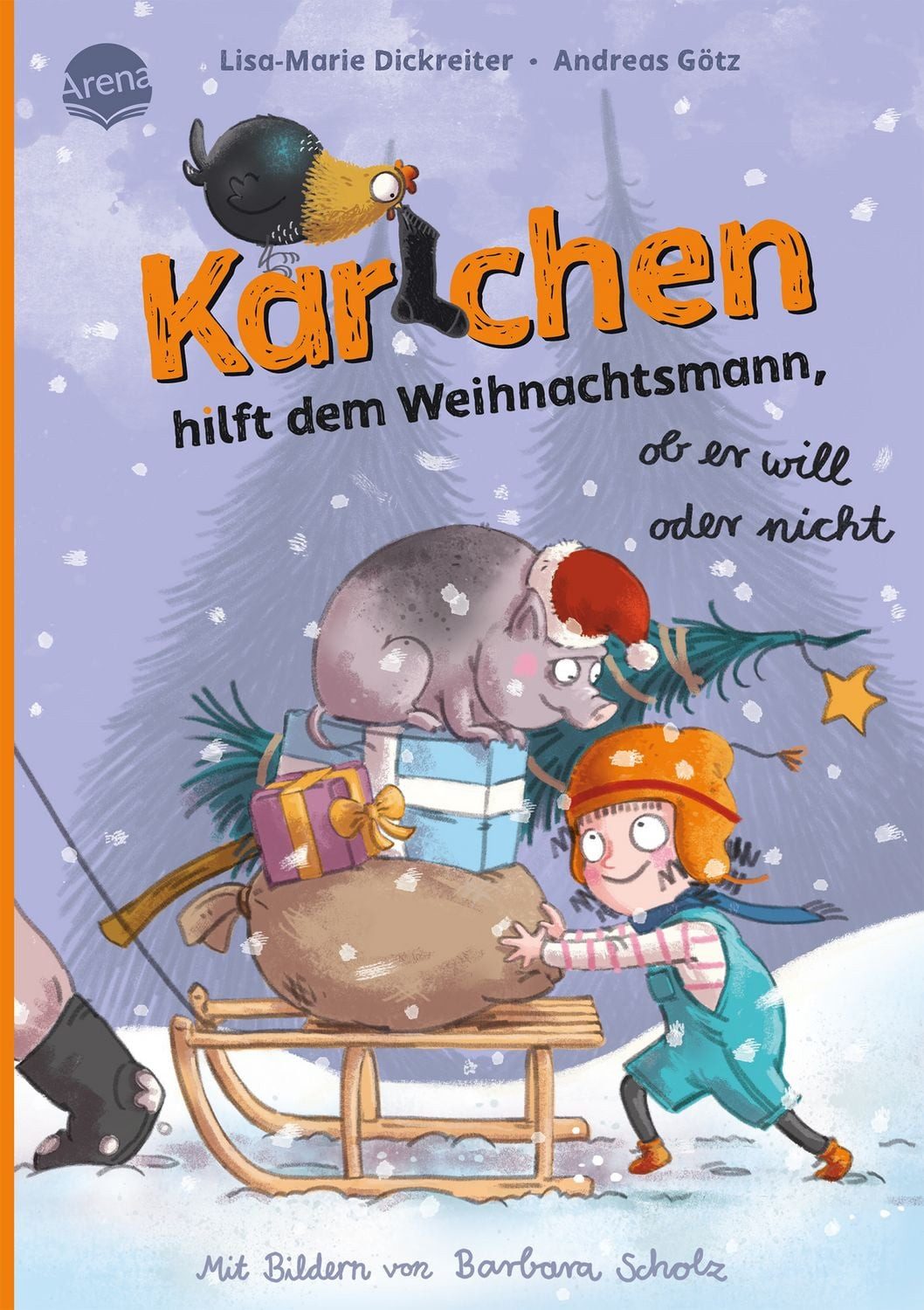 Kinderbuch Karlchen hilft dem Weihnachtsmann, ob er will oder nicht (3) Turbulent Lisa-Marie Dickreiter, Andreas Götz