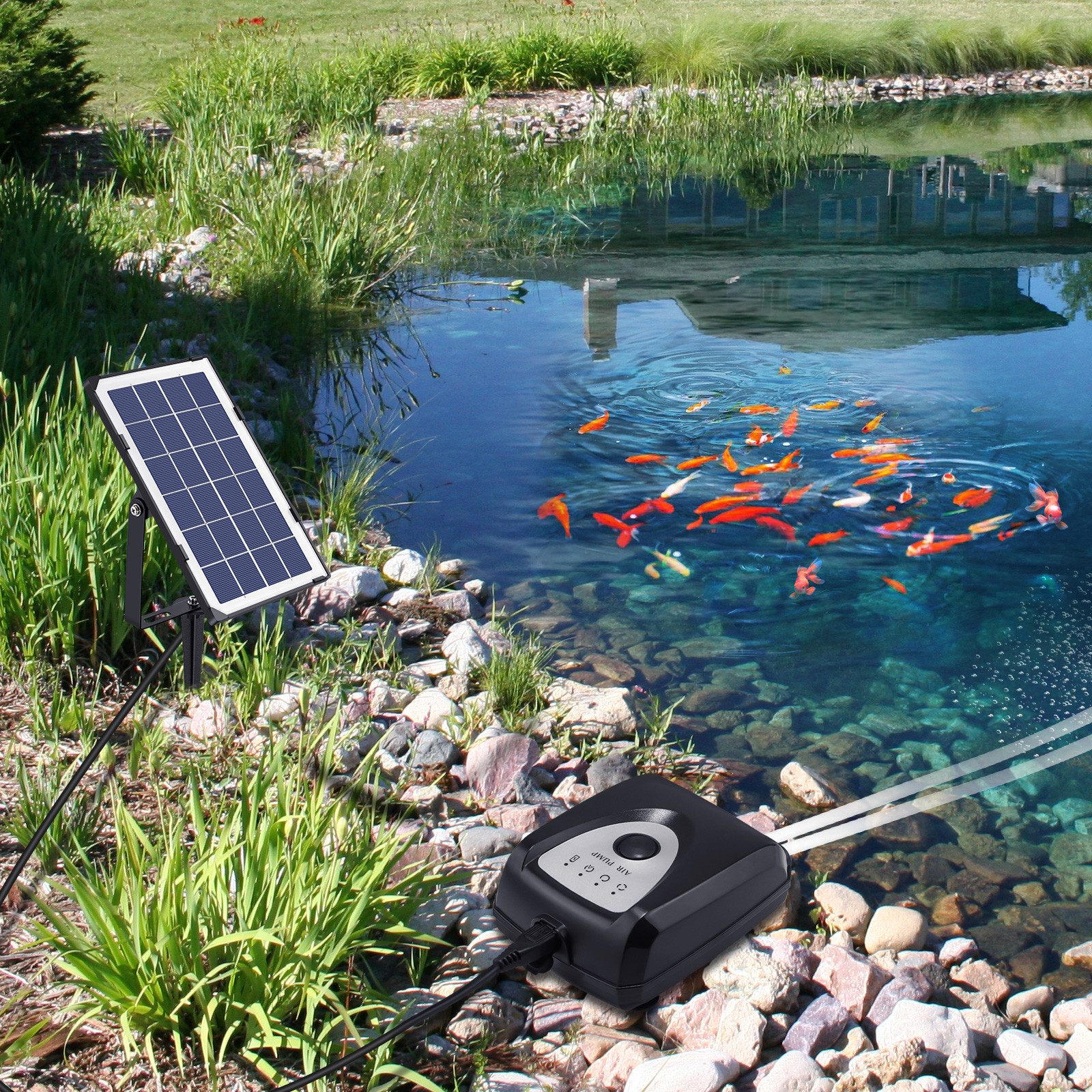 BlingBin Solarpumpe 3.5W Solar Springbrunnen Eingebaute günstig online kaufen