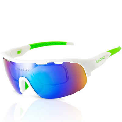 KINSI Fahrradbrille Radsportbrille,polarisierte Brille,Radsport-Sonnenbrille,Sportbrille, Kurzsichtige Linsen können zum Schutz Ihrer Augen hinzugefügt werden
