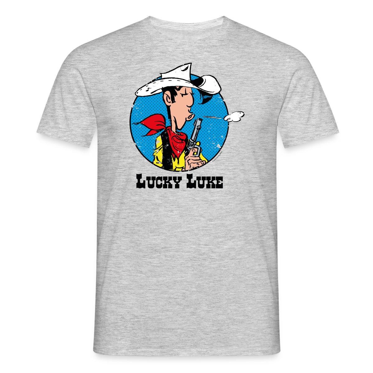 T-Shirt Lucky Luke mit Pistole Männer T-Shirt