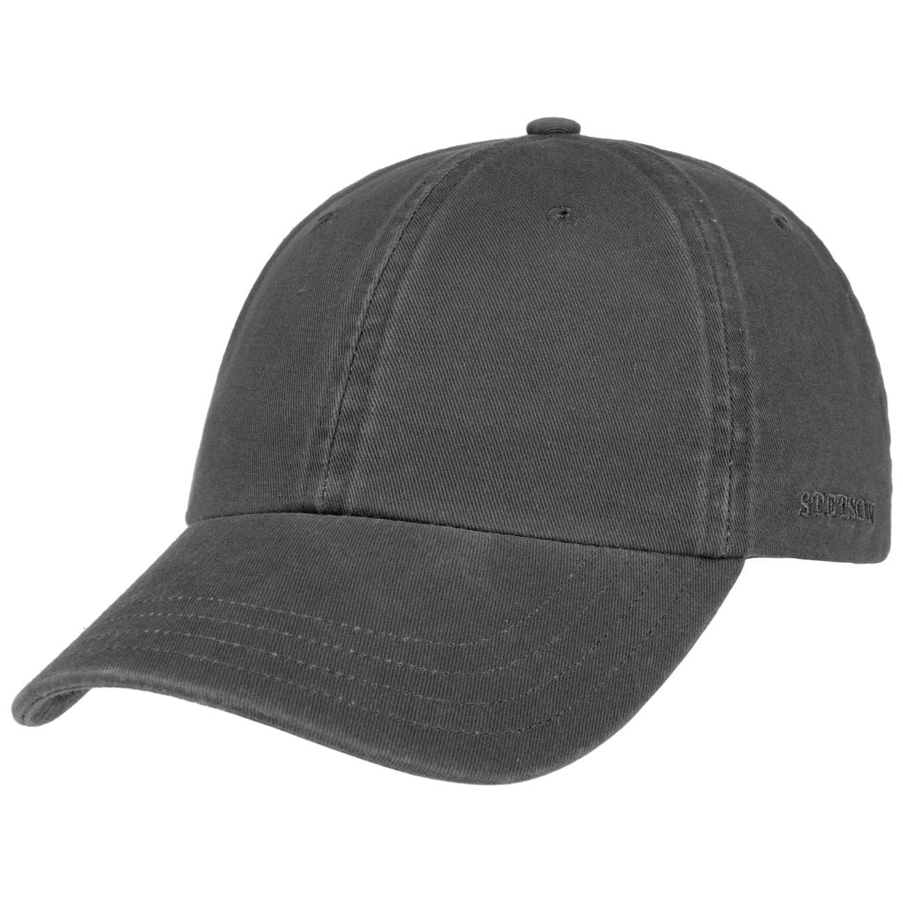 anthrazit (1-St) Basecap Metallschnalle Baseball Stetson Cap