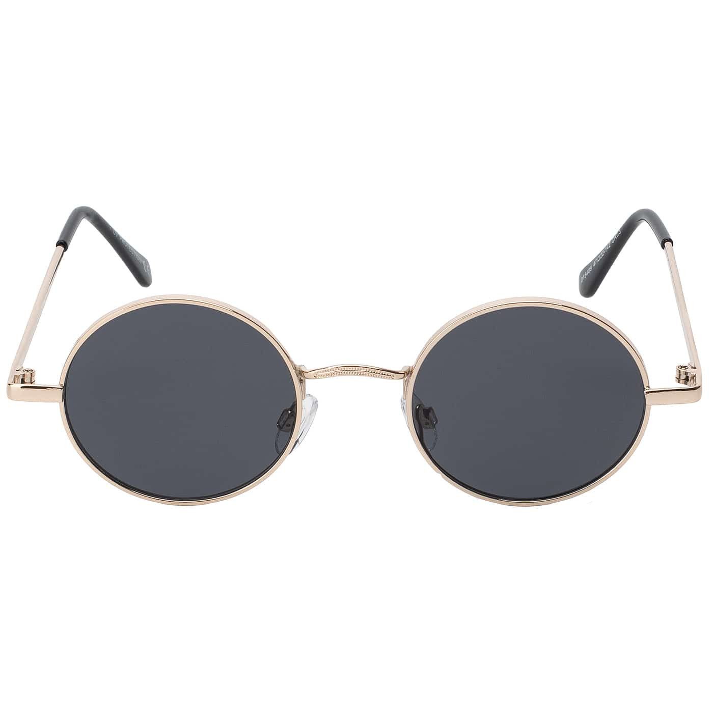BEZLIT Eyewear Retrosonnenbrille Rund Form Designer Herren Sonnenbrille (1-St) mit Grau, Schwarz und Braunen Linsen