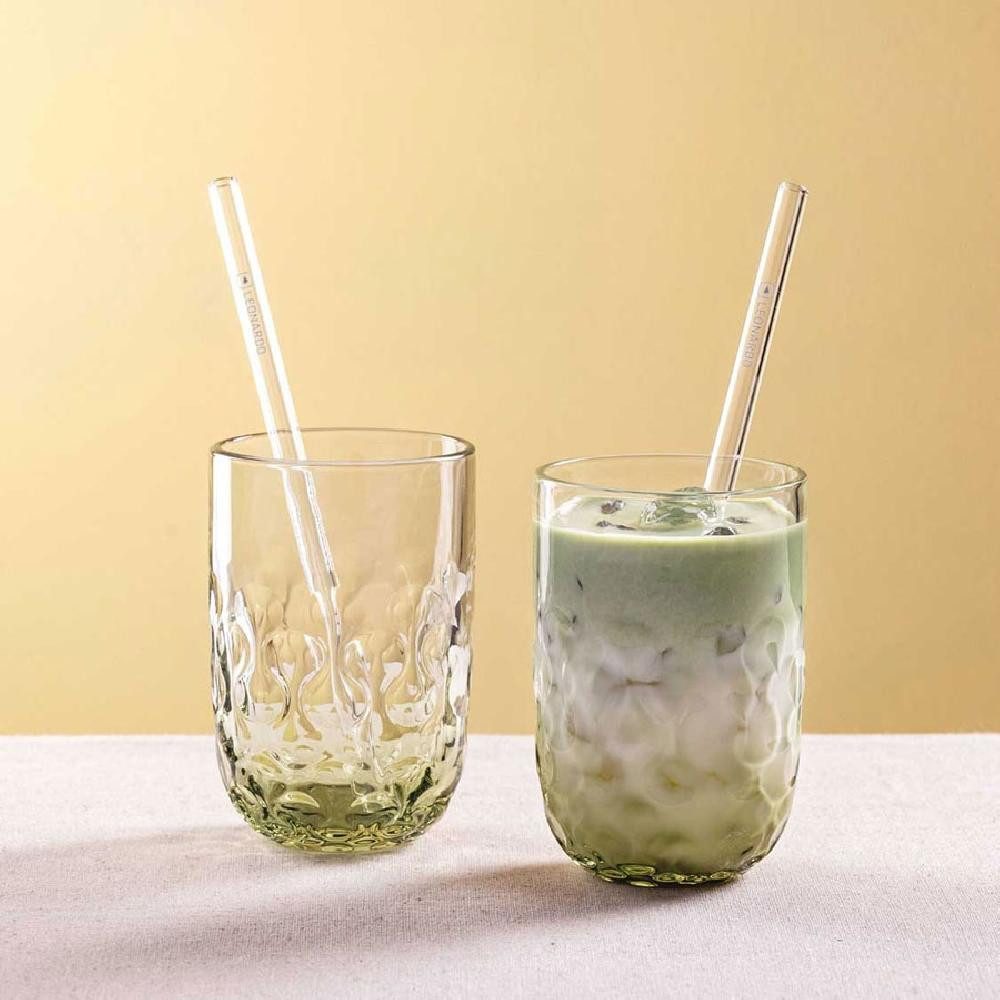 LEONARDO Cocktailglas Leonardo Matcha Latte Gläser Gocce (4er-Set)