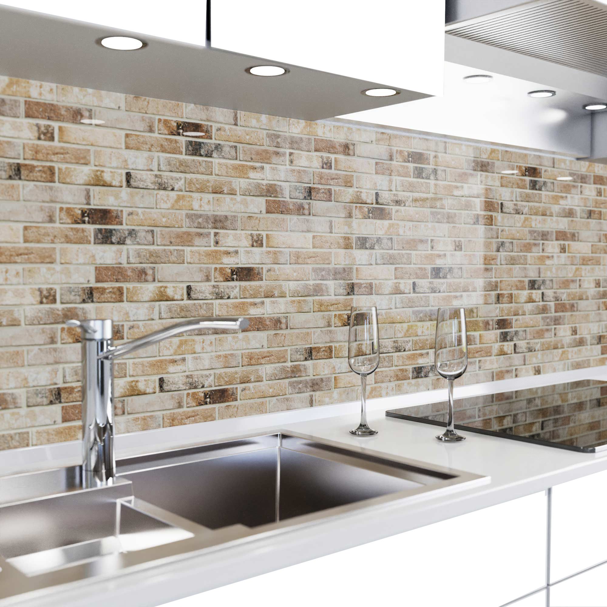 danario Küchenrückwand Folie selbstklebend - Matt - Spritzschutz Küche - ve günstig online kaufen