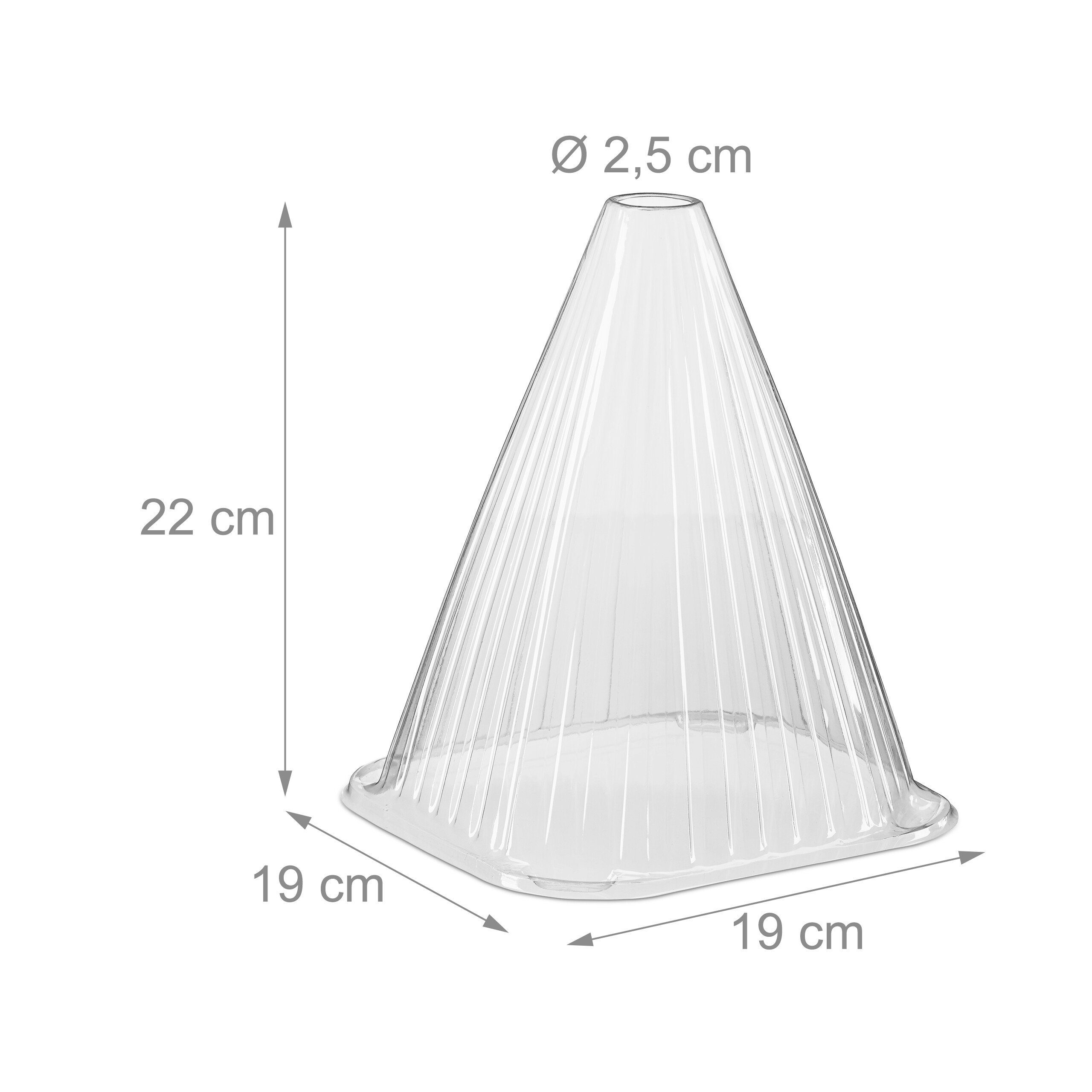 relaxdays Pflanzenschutzdach Transparenter Pflanzenhut im 32er Set