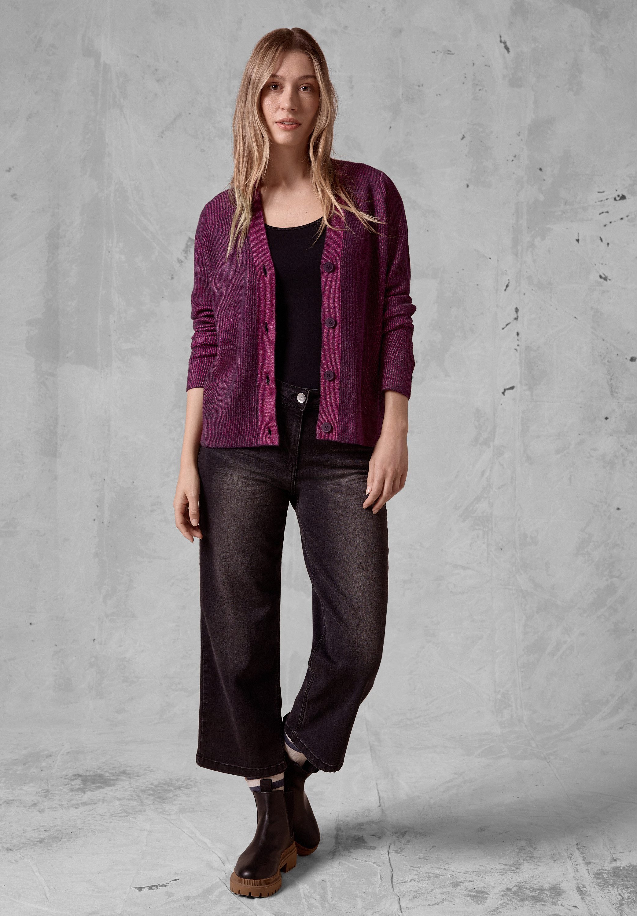 CECIL Cardigan mit V-Ausschnitt