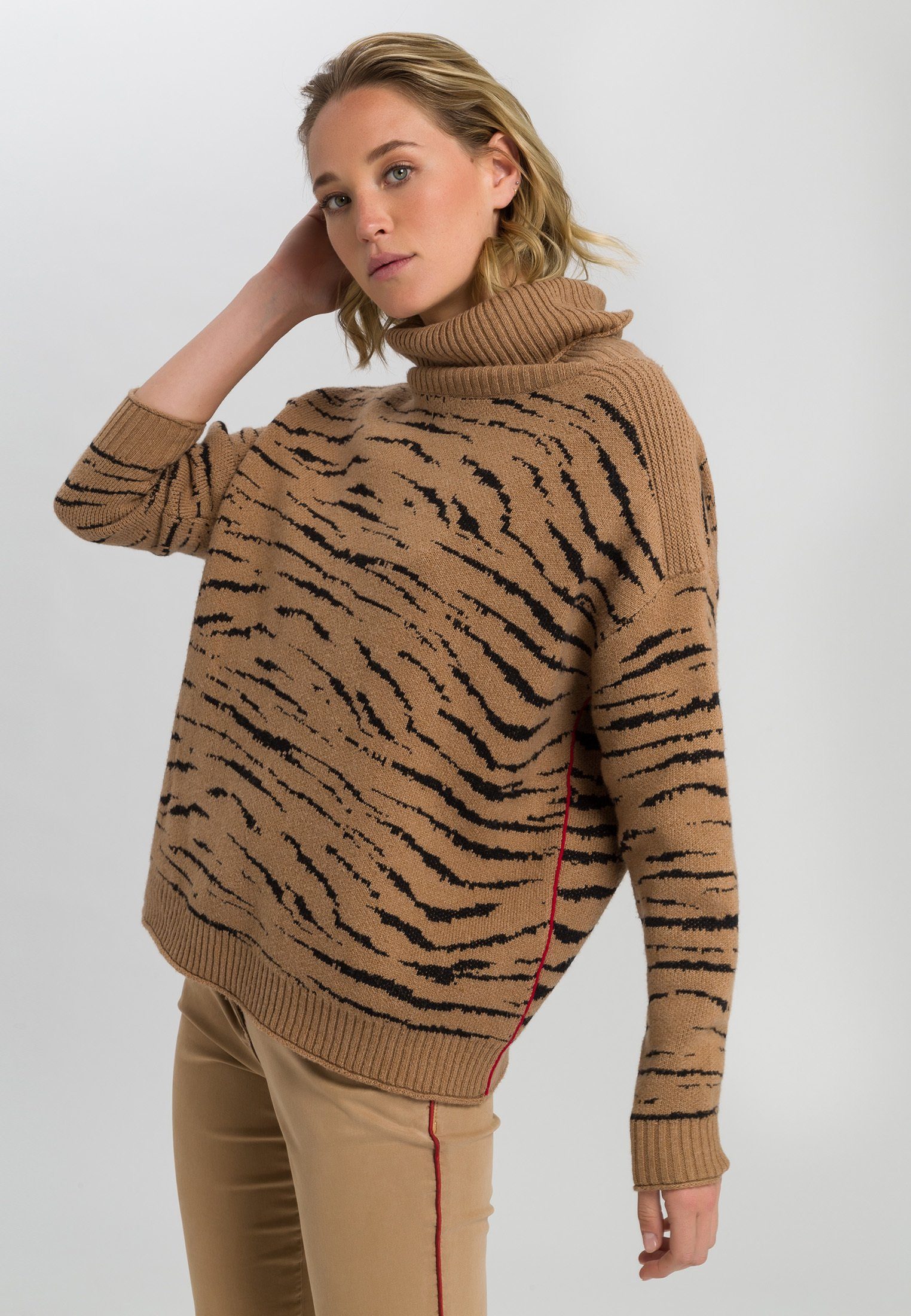 MARC AUREL Strickpullover mit Tiger-Muster kaufen | OTTO