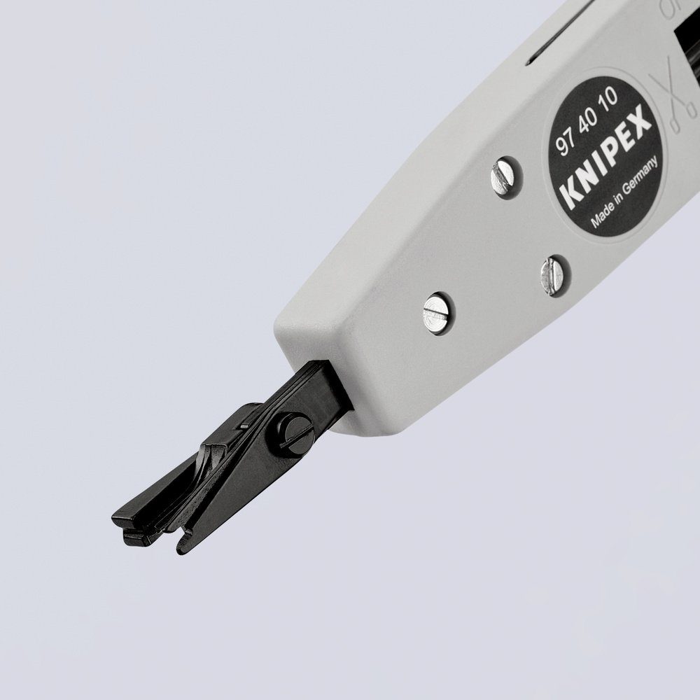 Anlegewerkzeug Kabelmesser 40 UTP-Datenkabel, für Geeignet STP-Date Knipex 10 Knipex 97