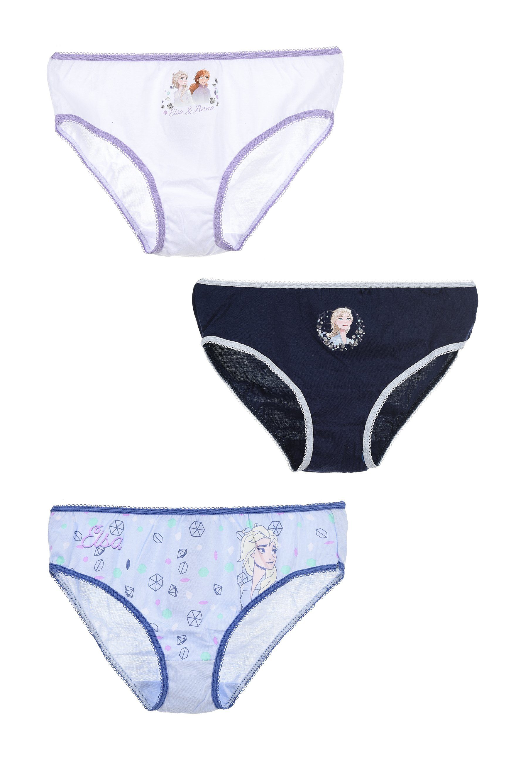 Slip Eiskönigin Anna & Elsa Kinder Mädchen Unterhosen Schlüpfer