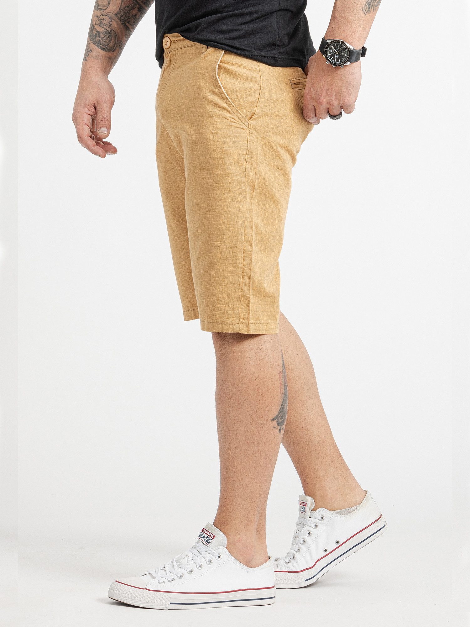 Rock Creek Bermudas Herren Shorts Leinen günstig online kaufen