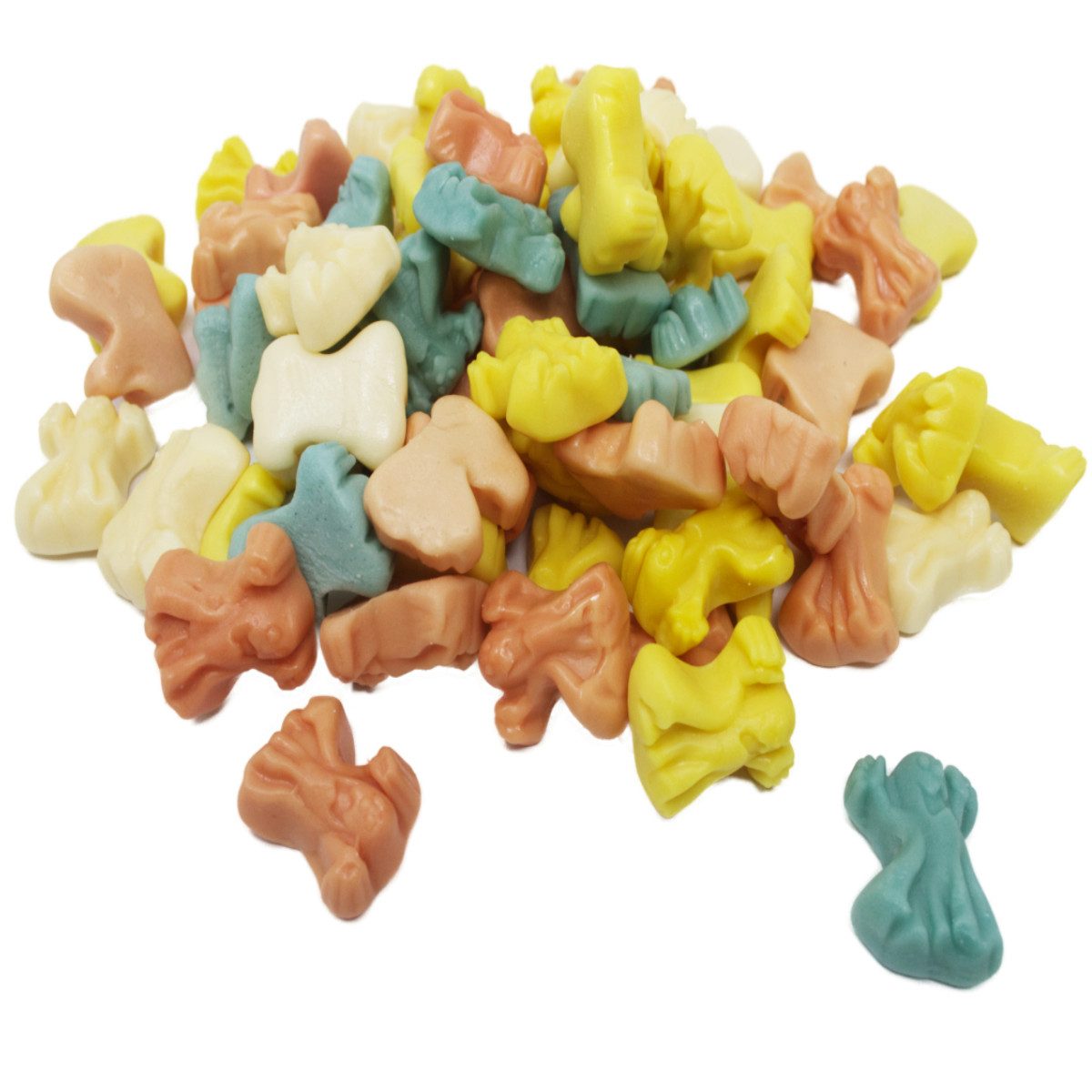 Fruchtgummi Bären & Co. Süßigkeit, Fruchtgummi Geister fluffig mit Erdbeer Sahne Geschmack 175g