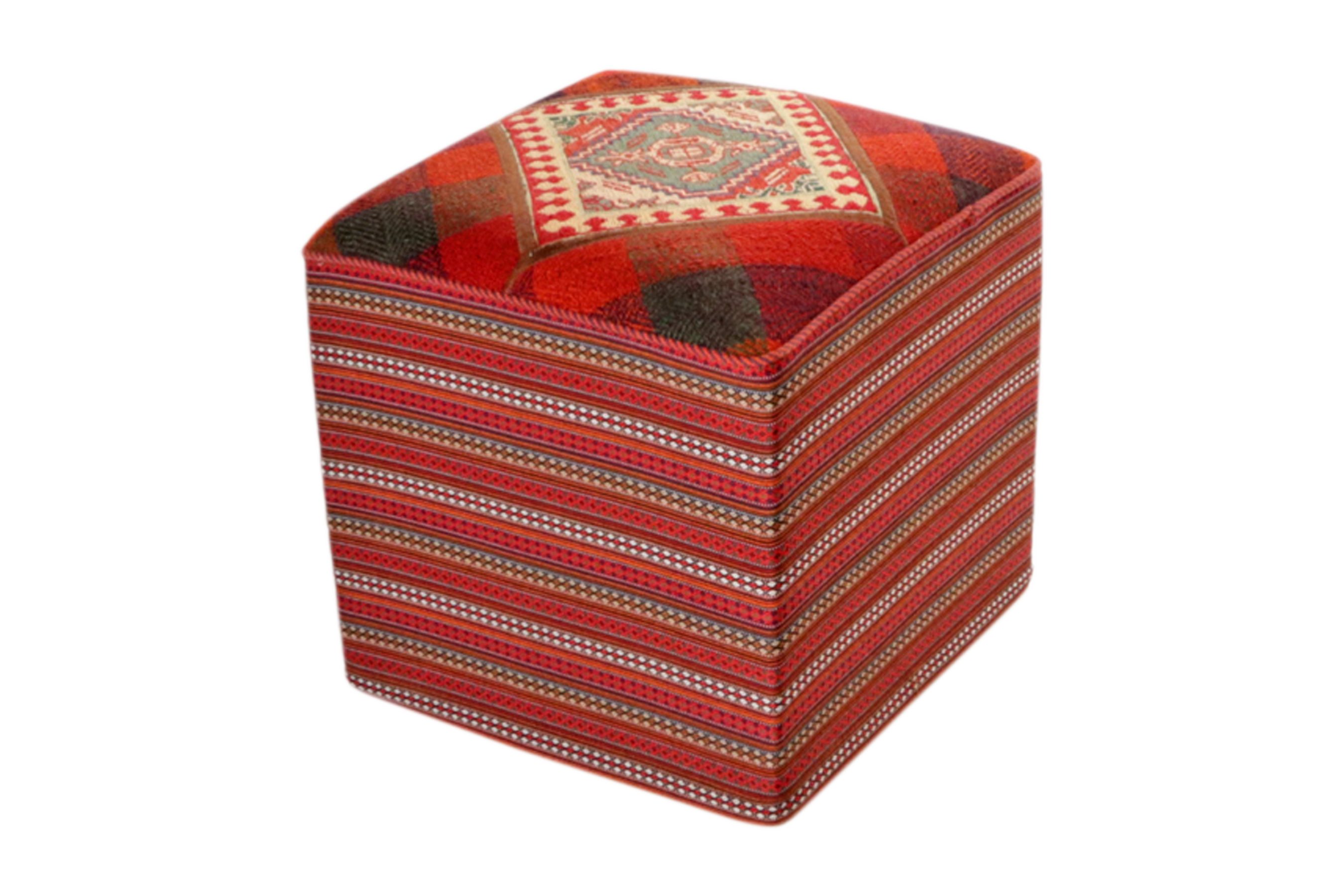 Rugtales Pouf Kelim Pouf 47x47cm