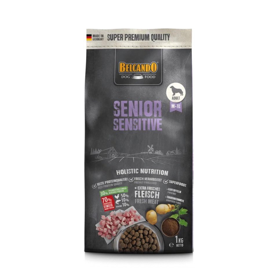 Belcando Senior Sensitive - Trockenfutter für sensible, ältere Hunde, Trockenfutter für: Hunde