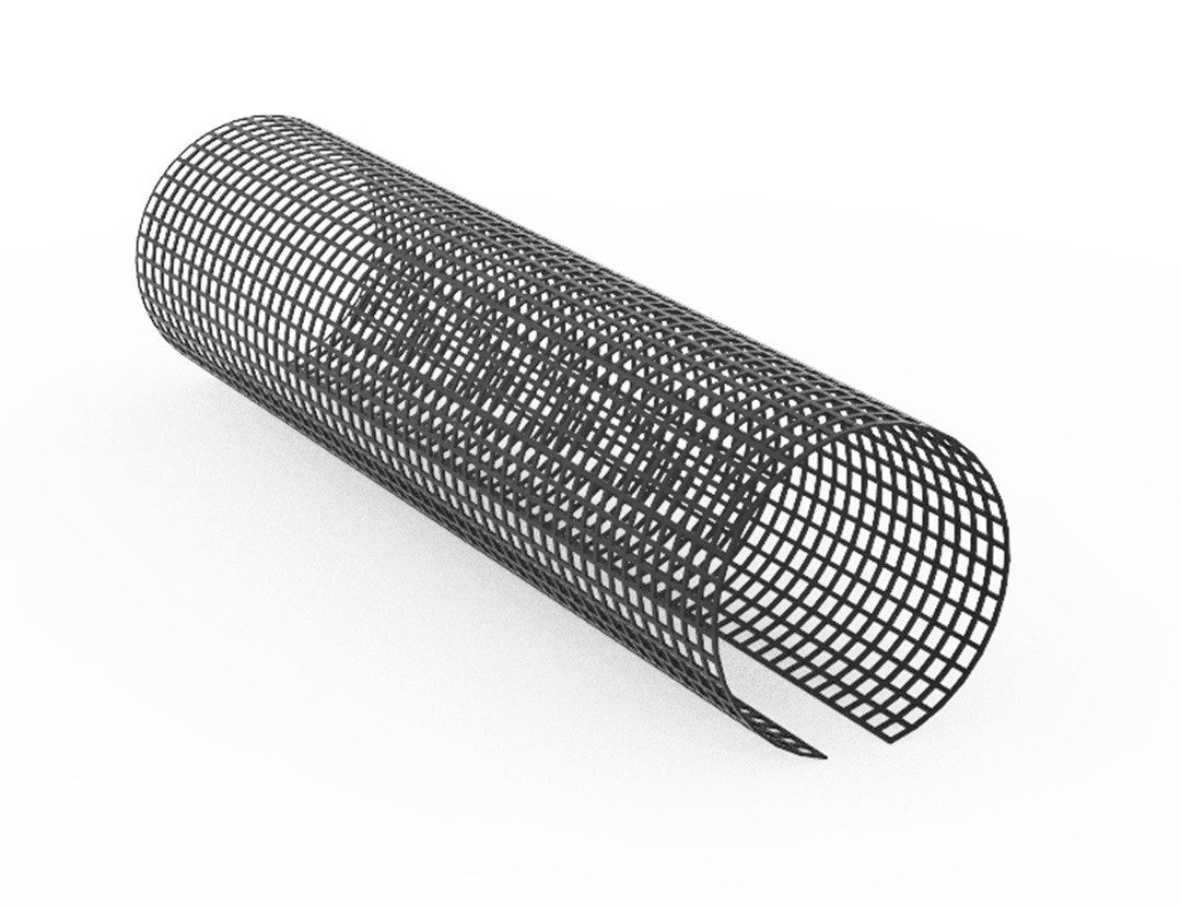 Dachrinne Laubschutzgitter 1m länge für Dachrinnen 100mm-125mm Dachrinnenschutz
