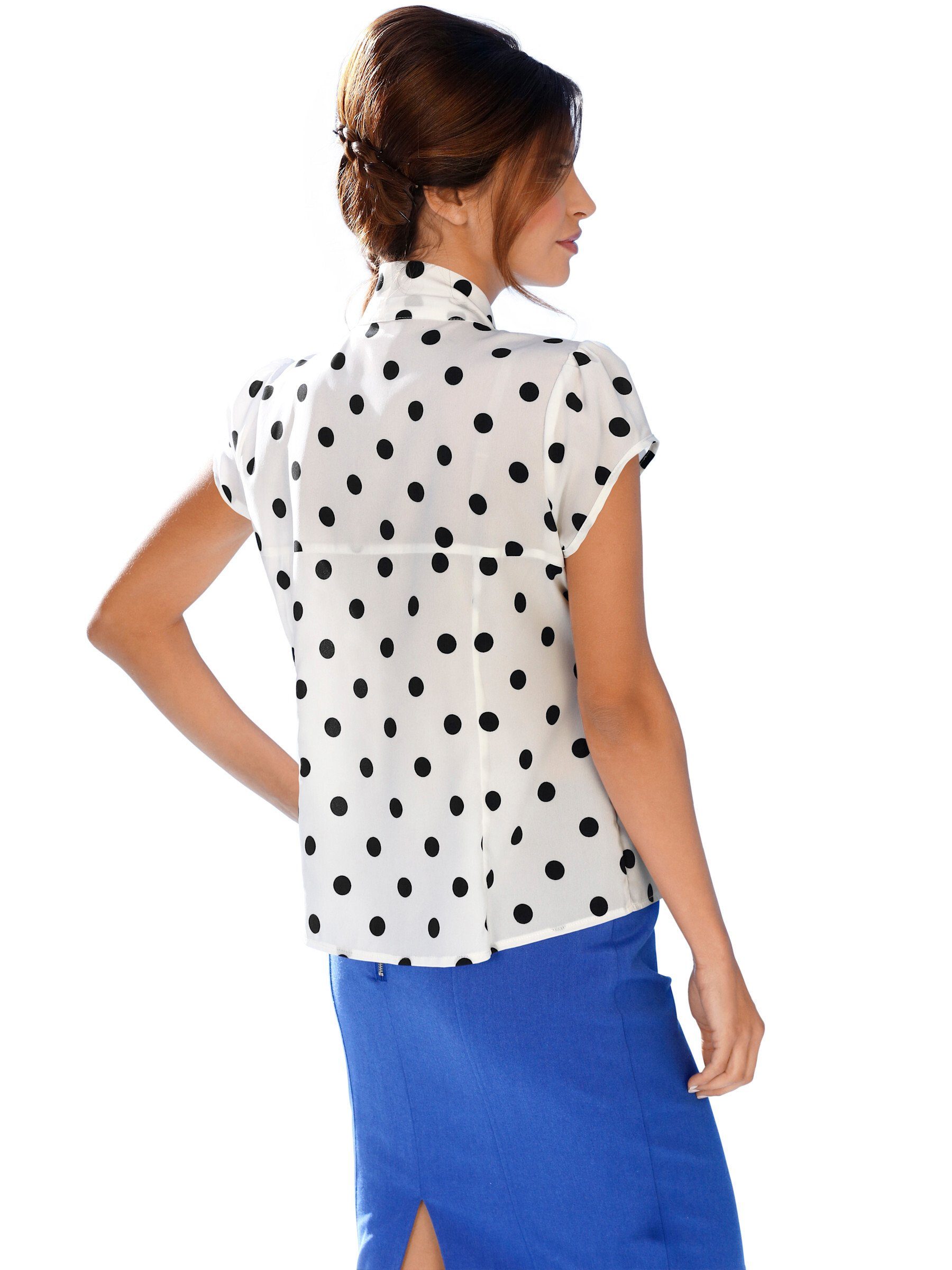 heine Klassische Bluse Tupfenbluse günstig online kaufen