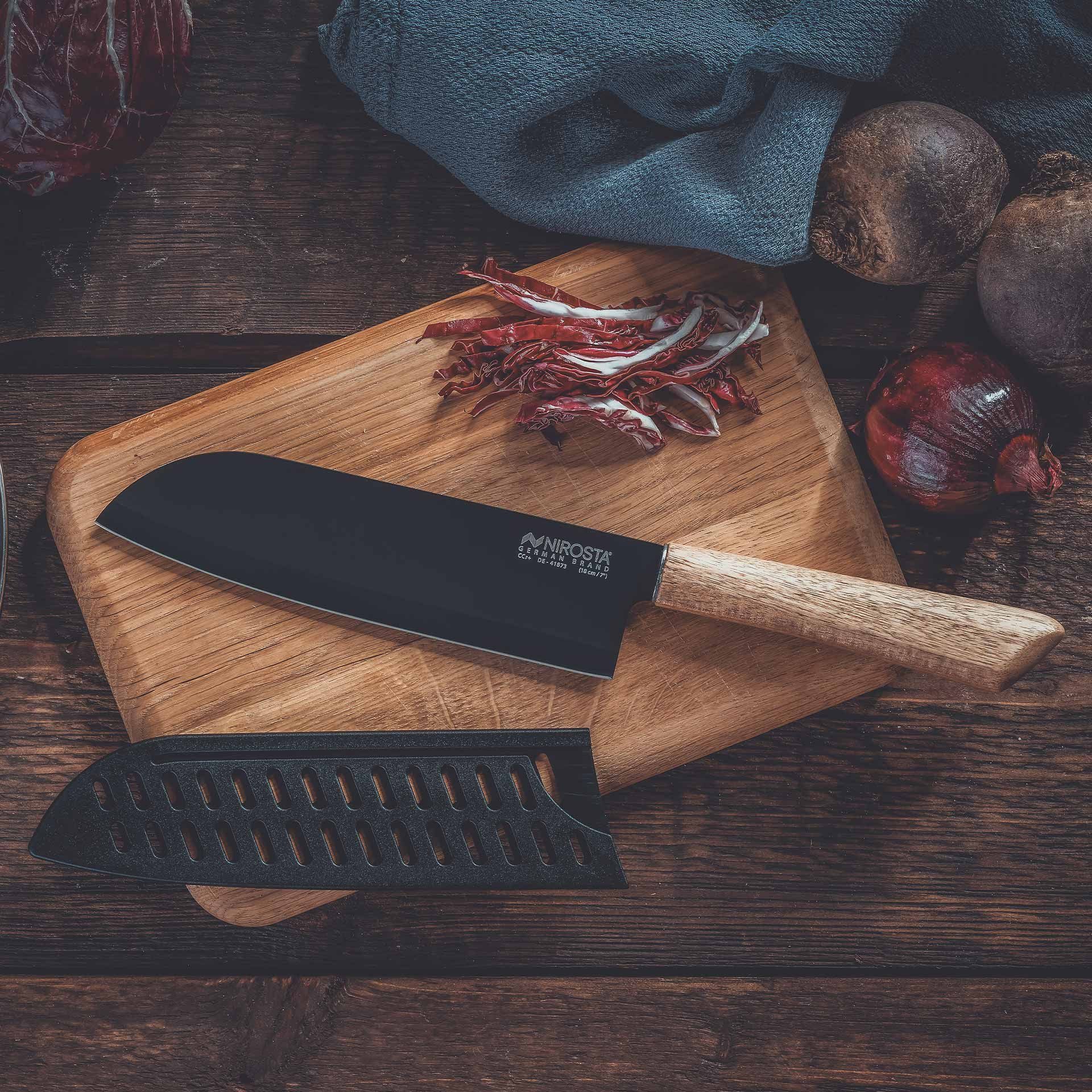 Nirosta Kochmesser Santokumesser, asiatisch, Vielseitiges Küchenmesser
