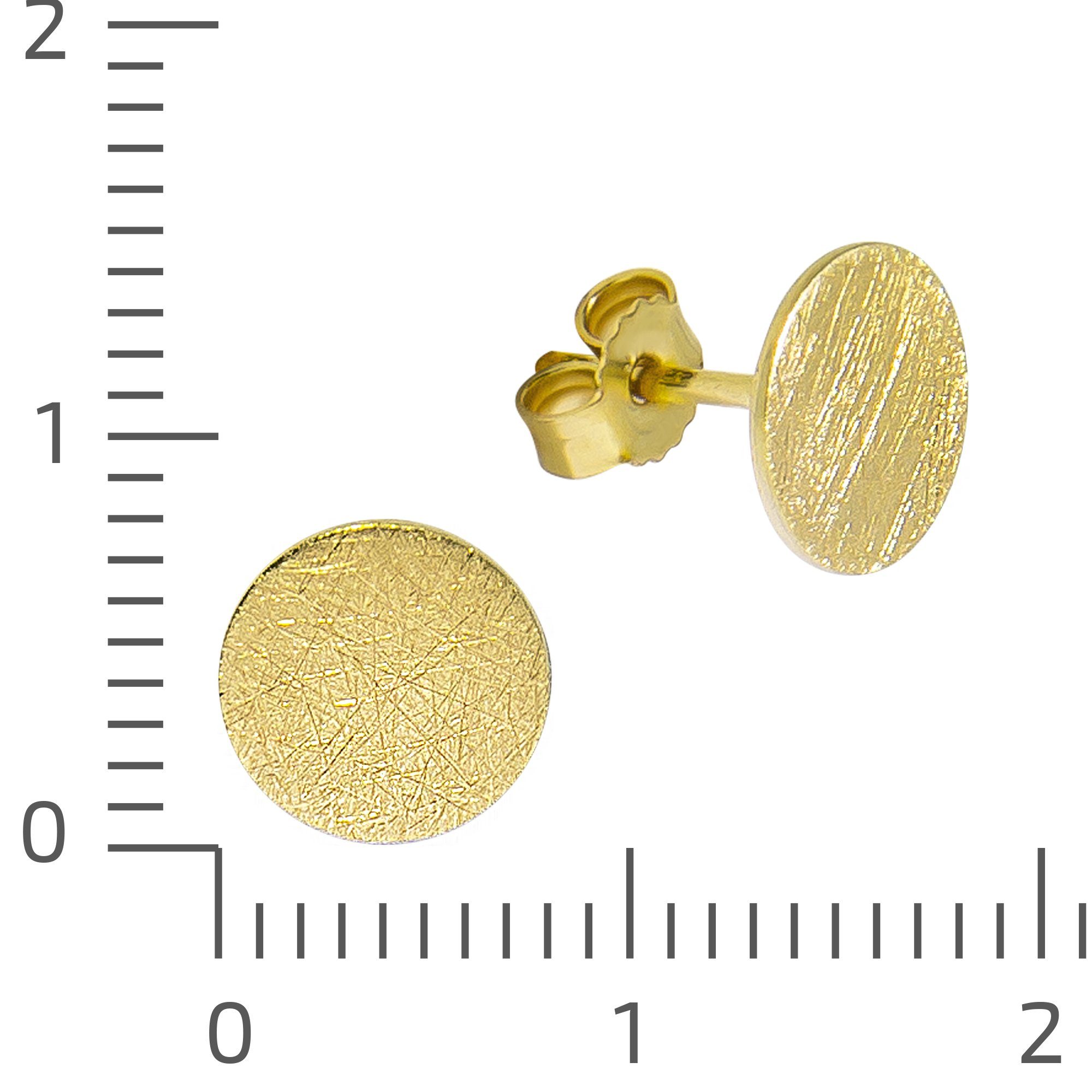 CELESTA Paar Ohrstecker Gold 375 Coin-Motiv günstig online kaufen