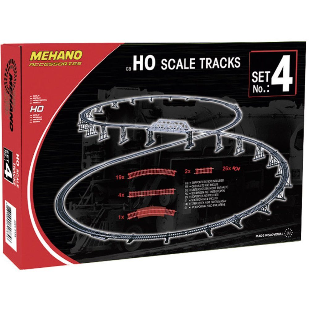 Mehano Spielzeug-Eisenbahn Mehano 58555 H0 Gleis-Ergänzungs-Set Nr. 4