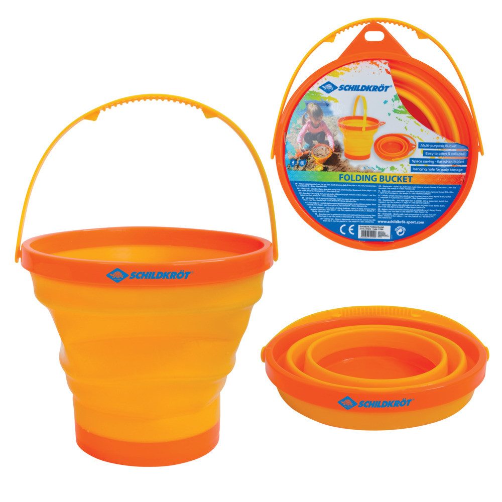 MTS Falteimer Donic Schildkröt Eimer faltbar Silikon orange 16cm